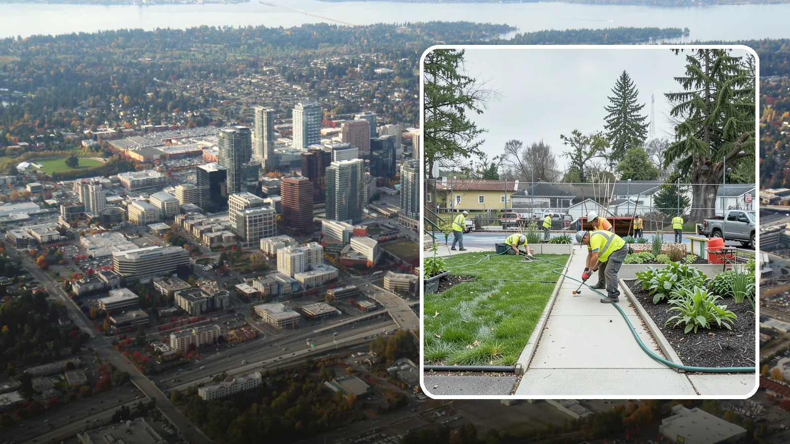 Community Garden Maintenance in Bellevue, King County, WA - Shared-space upkeep for community gardens covering common areas, water systems, and site infrastructure.