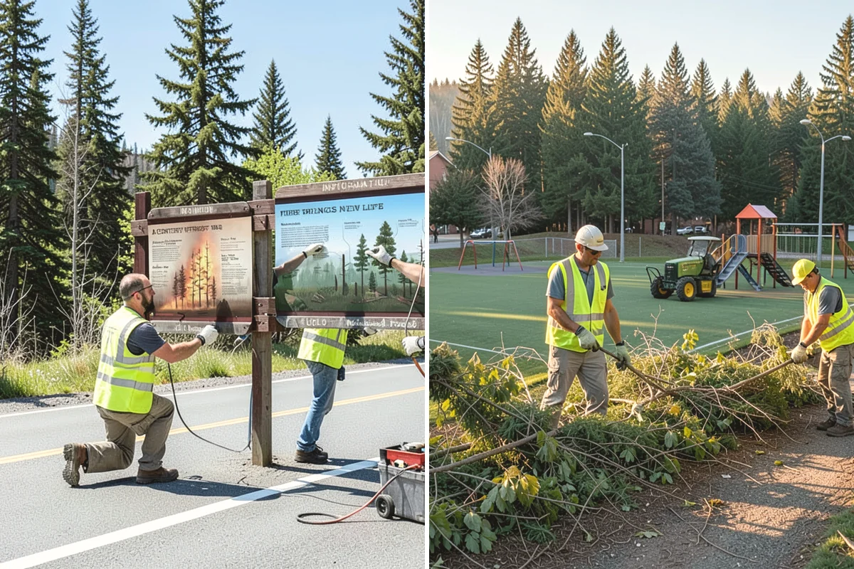 Community Garden Maintenance in Carbonado, Pierce County, WA - Meet with garden coordinators to define common-area scope