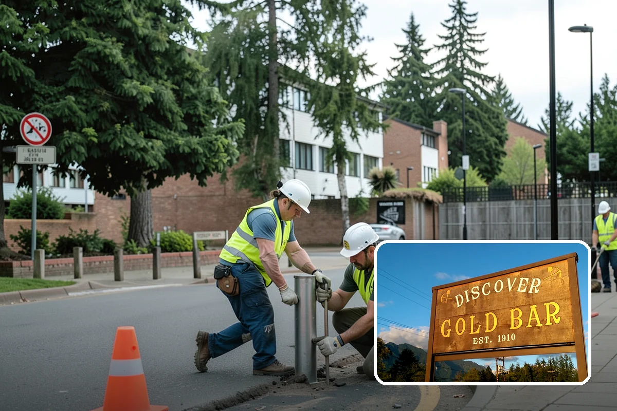Community Garden Maintenance in Gold Bar, Snohomish County, WA - Well-kept common areas that support volunteer gardeners