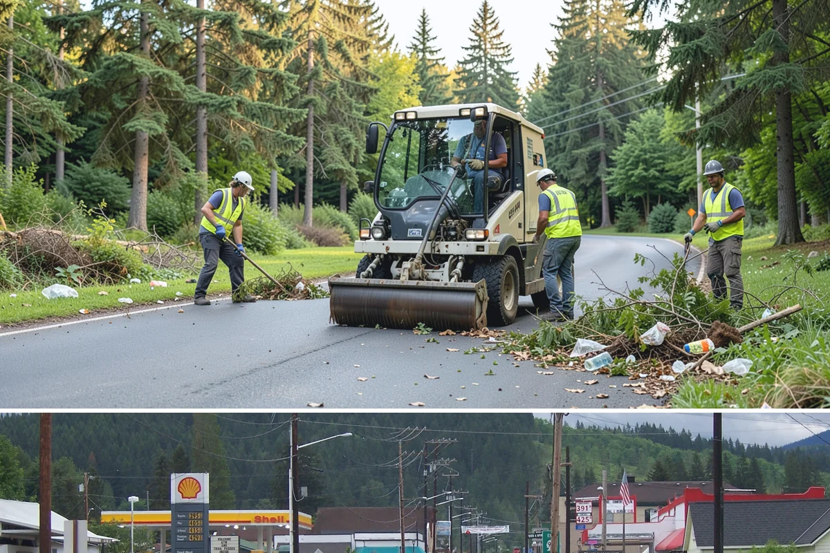 Community Garden Maintenance in Granite Falls, Snohomish County, WA - Activity peaks during the spring-through-fall growing season, with cleanup and infrastructure work in winter.
