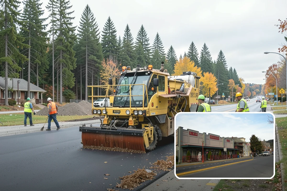 Community Garden Maintenance in Issaquah, King County, WA - Well-kept common areas that support volunteer gardeners