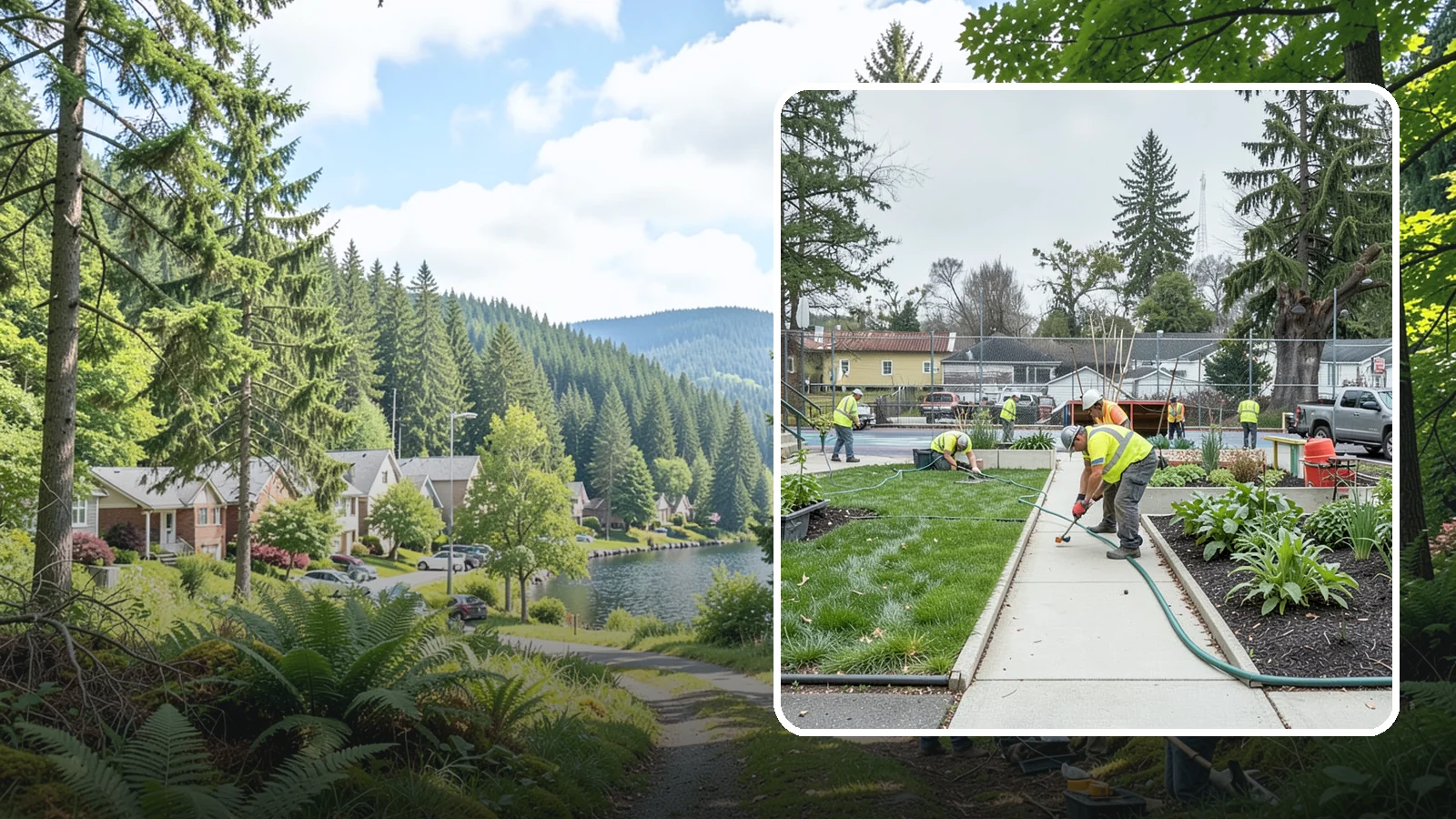 Community Garden Maintenance in Lake Forest Park, King County, WA - Shared-space upkeep for community gardens covering common areas, water systems, and site infrastructure.