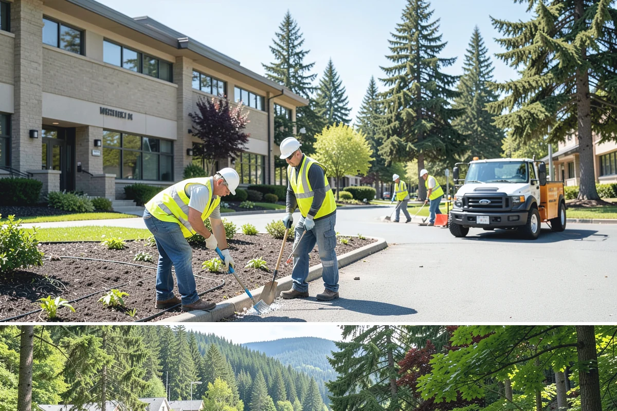 Community Garden Maintenance in Lake Forest Park, King County, WA - Activity peaks during the spring-through-fall growing season, with cleanup and infrastructure work in winter.