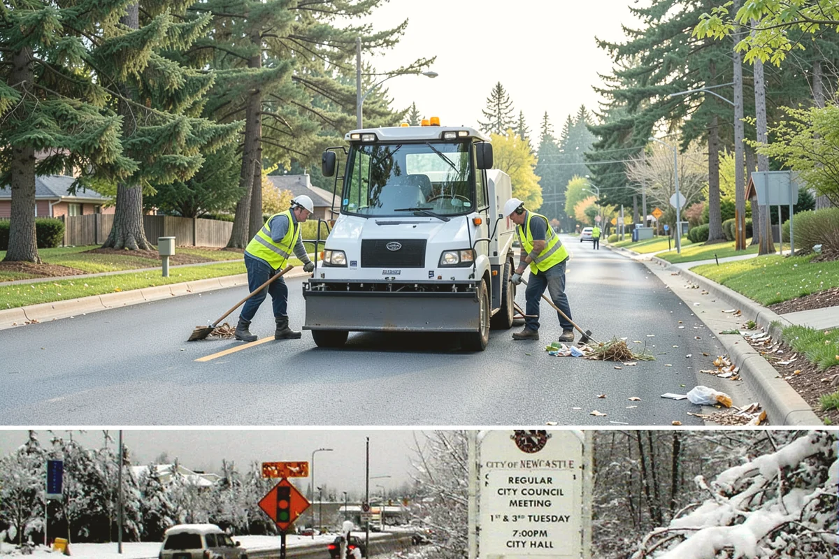 Community Garden Maintenance in Newcastle, King County, WA - Activity peaks during the spring-through-fall growing season, with cleanup and infrastructure work in winter.
