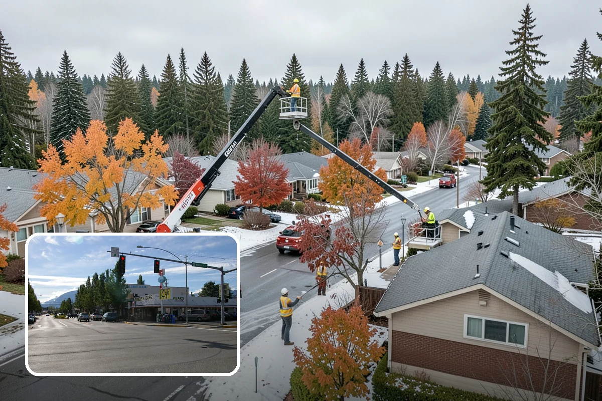 Community Garden Maintenance in North Bend, King County, WA - Well-kept common areas that support volunteer gardeners