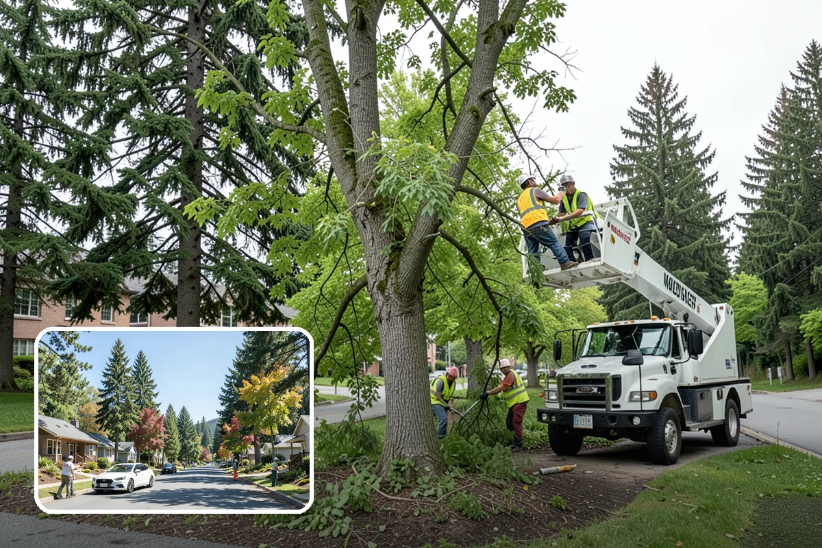 Community Garden Maintenance in Orting, Pierce County, WA - Well-kept common areas that support volunteer gardeners