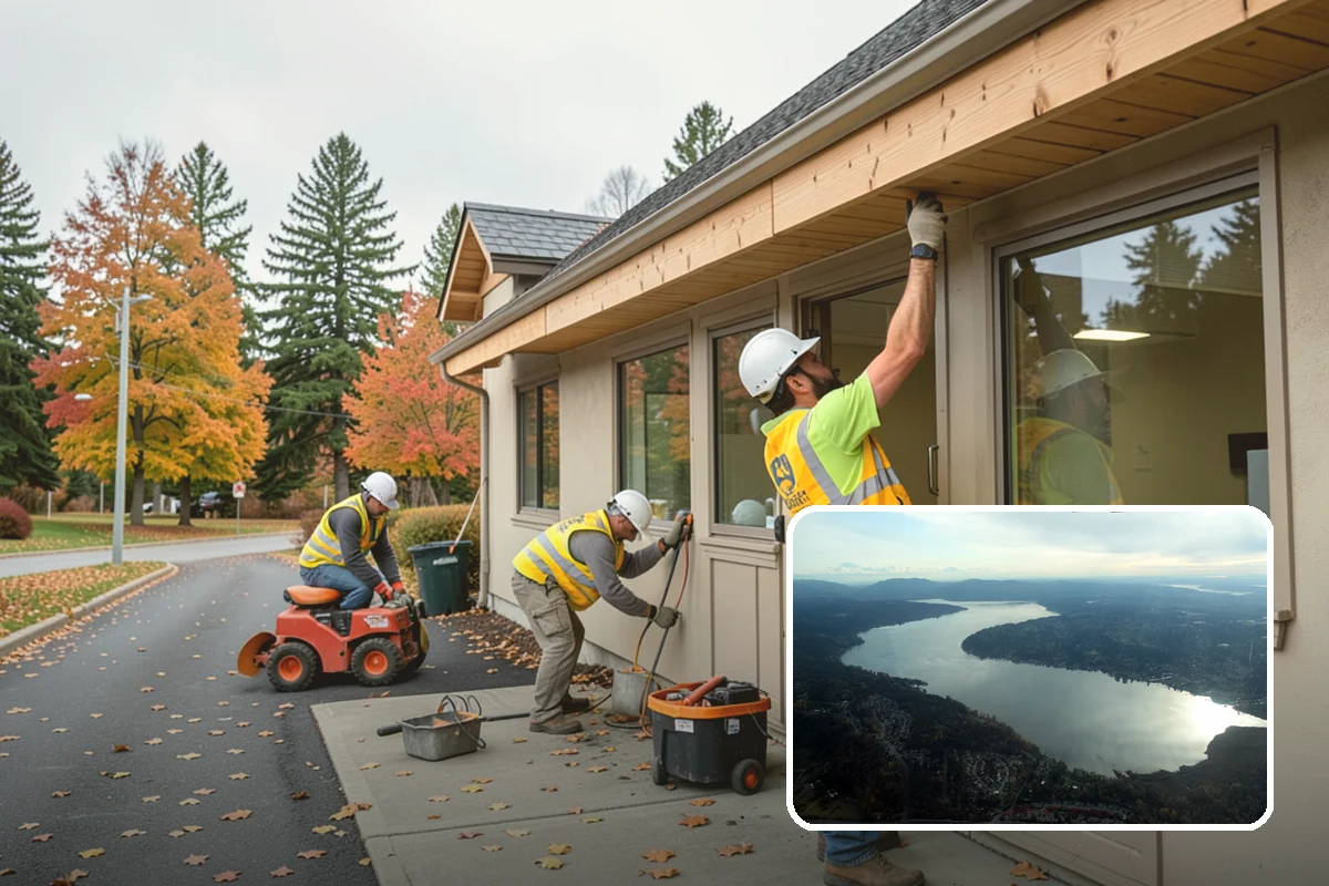 Community Garden Maintenance in Sammamish, King County, WA - Well-kept common areas that support volunteer gardeners