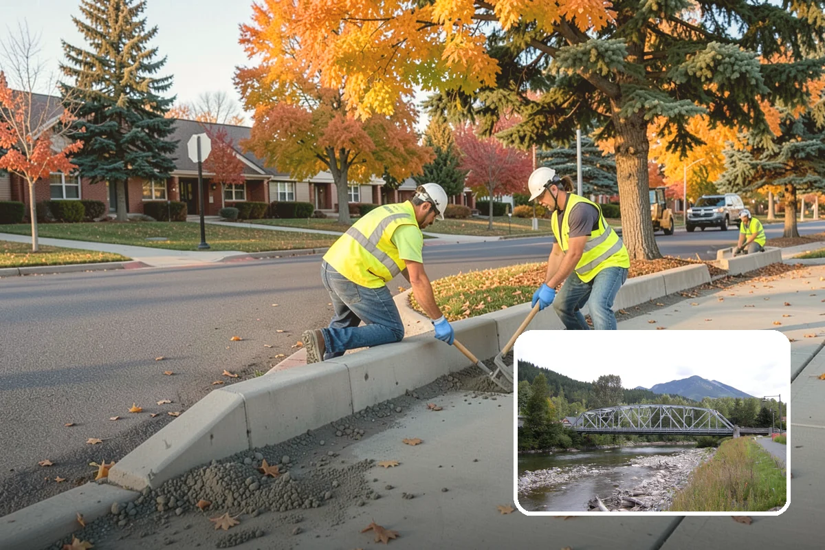 Community Garden Maintenance in Skykomish, King County, WA - Well-kept common areas that support volunteer gardeners