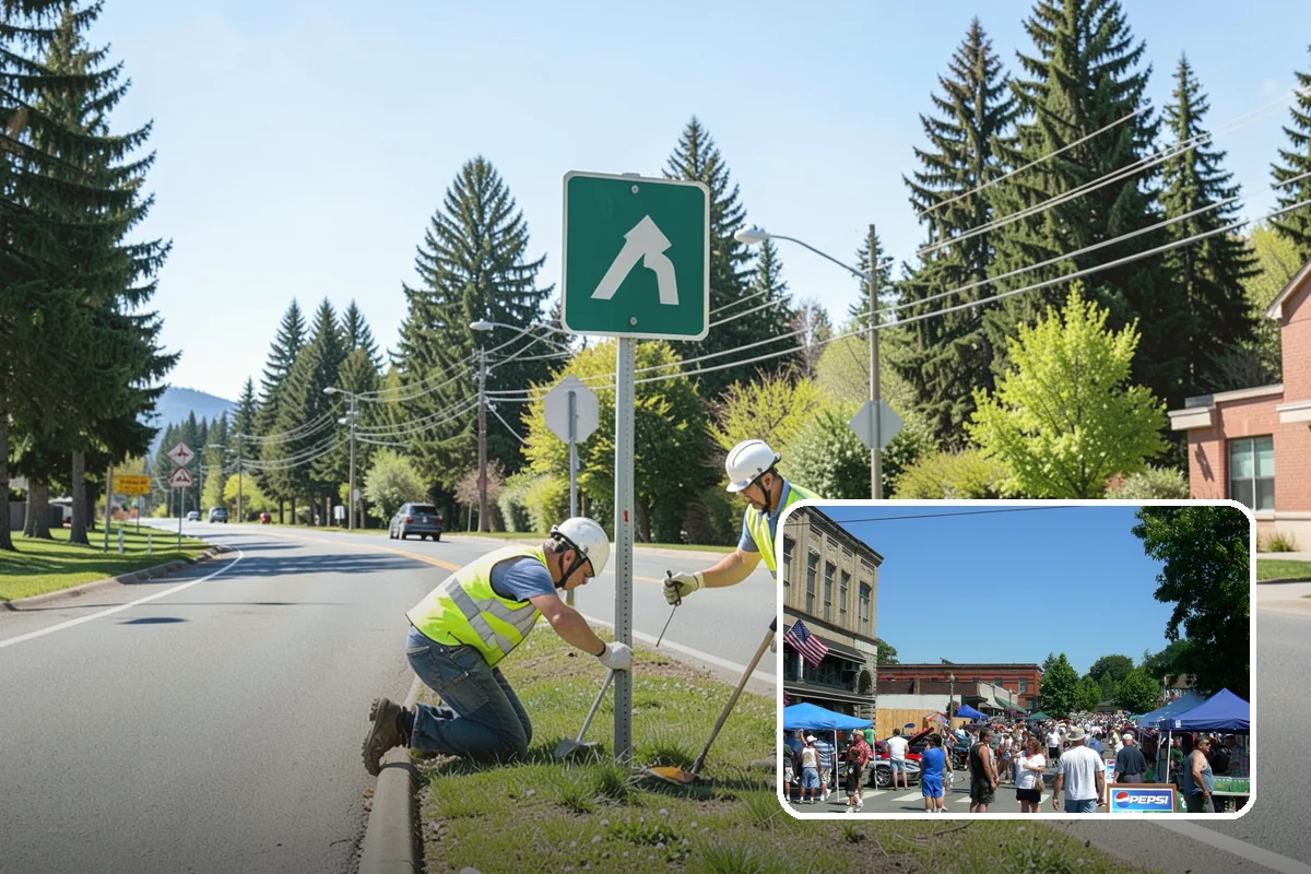 Community Garden Maintenance in Snohomish, Snohomish County, WA - Well-kept common areas that support volunteer gardeners