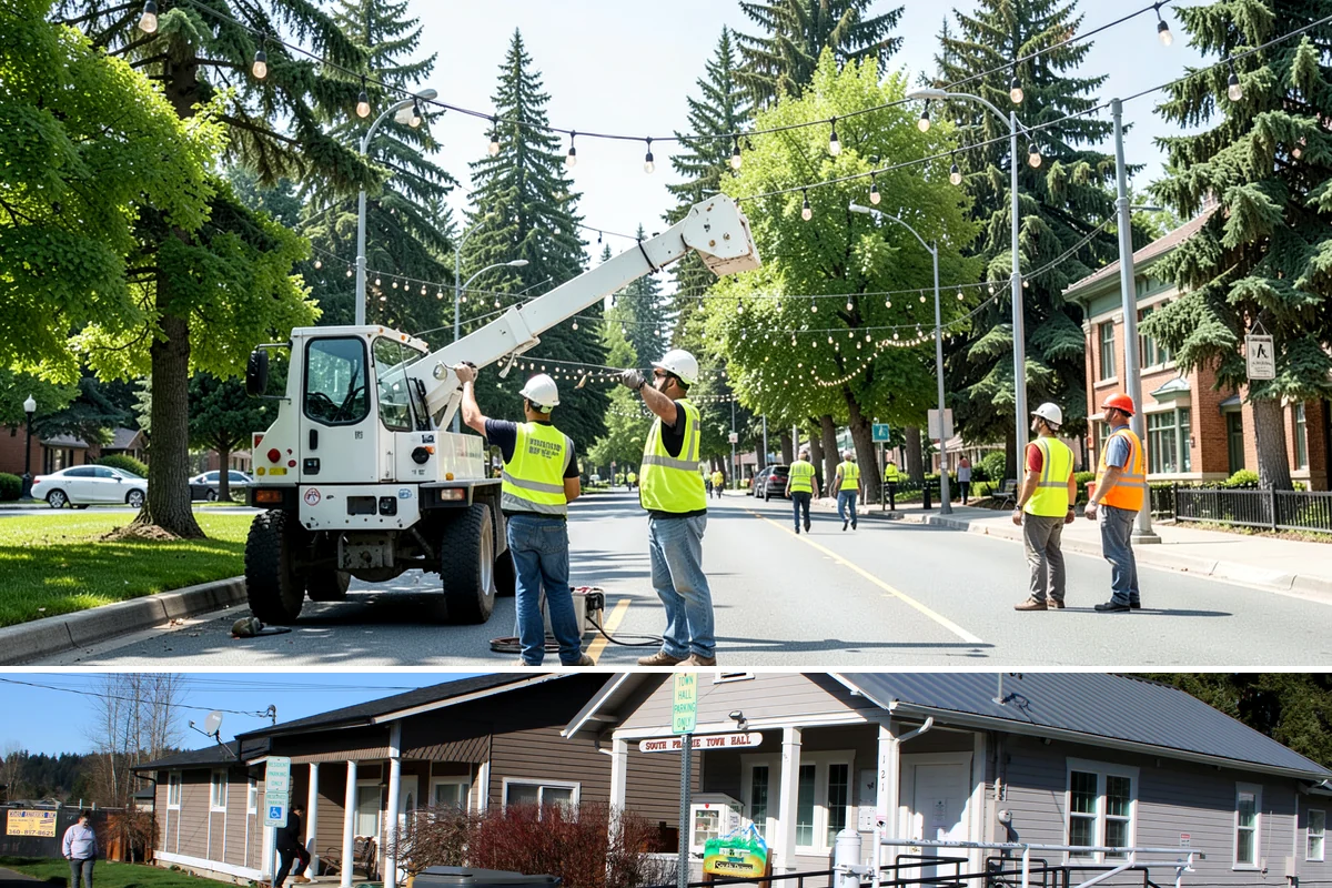 Community Garden Maintenance in South Prairie, Pierce County, WA - Activity peaks during the spring-through-fall growing season, with cleanup and infrastructure work in winter.