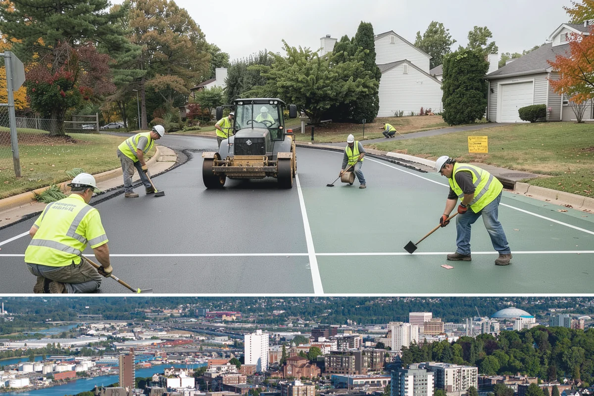 Community Garden Maintenance in Tacoma, Pierce County, WA - Activity peaks during the spring-through-fall growing season, with cleanup and infrastructure work in winter.