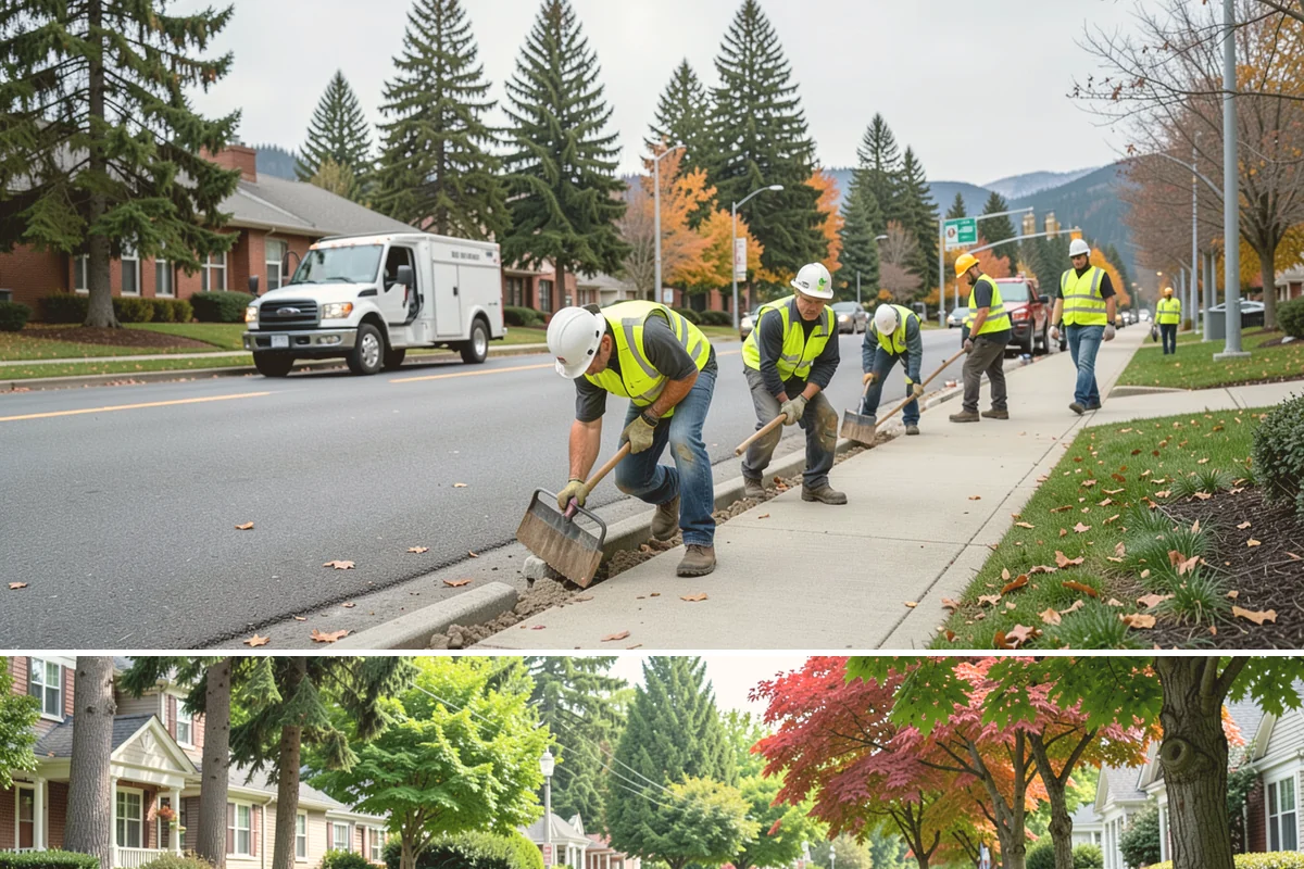 Concrete Cutting in Beaux Arts Village, King County, WA - Cutting is a year-round service, frequently mobilized on short notice to support emergency utility repairs.