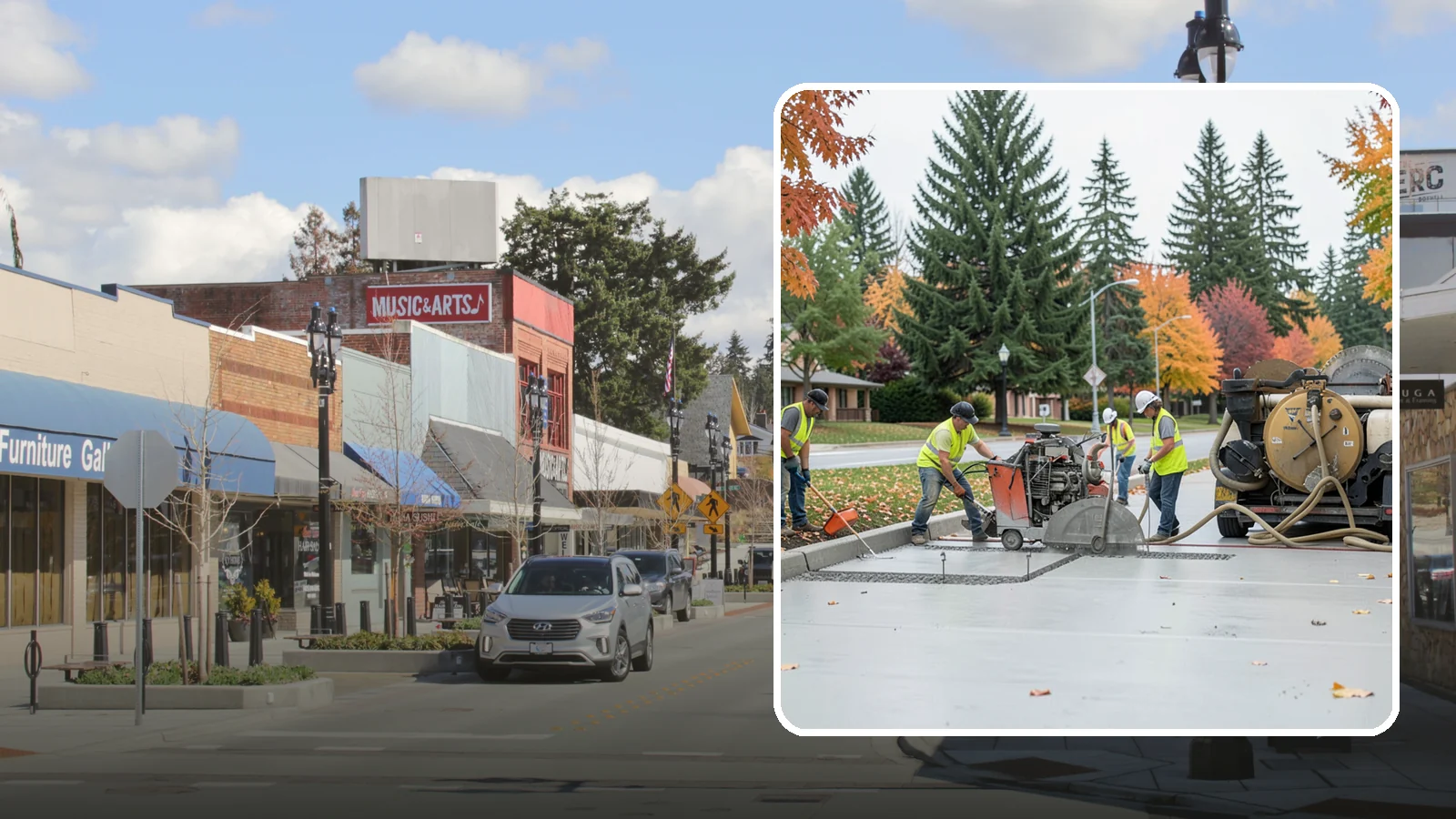 Concrete Cutting in Bothell, King County, WA - Precision saw-cutting and core drilling of concrete for utility access, repairs, and demolition prep.