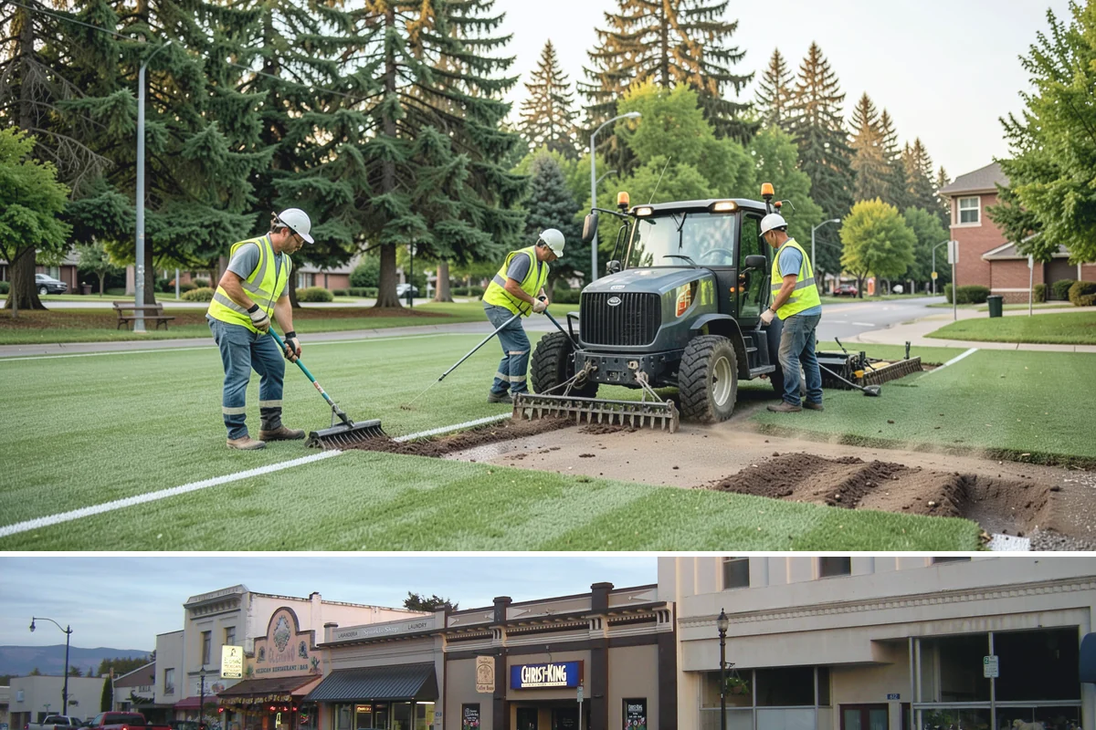 Concrete Cutting in Burlington, Skagit County, WA - Cutting is a year-round service, frequently mobilized on short notice to support emergency utility repairs.