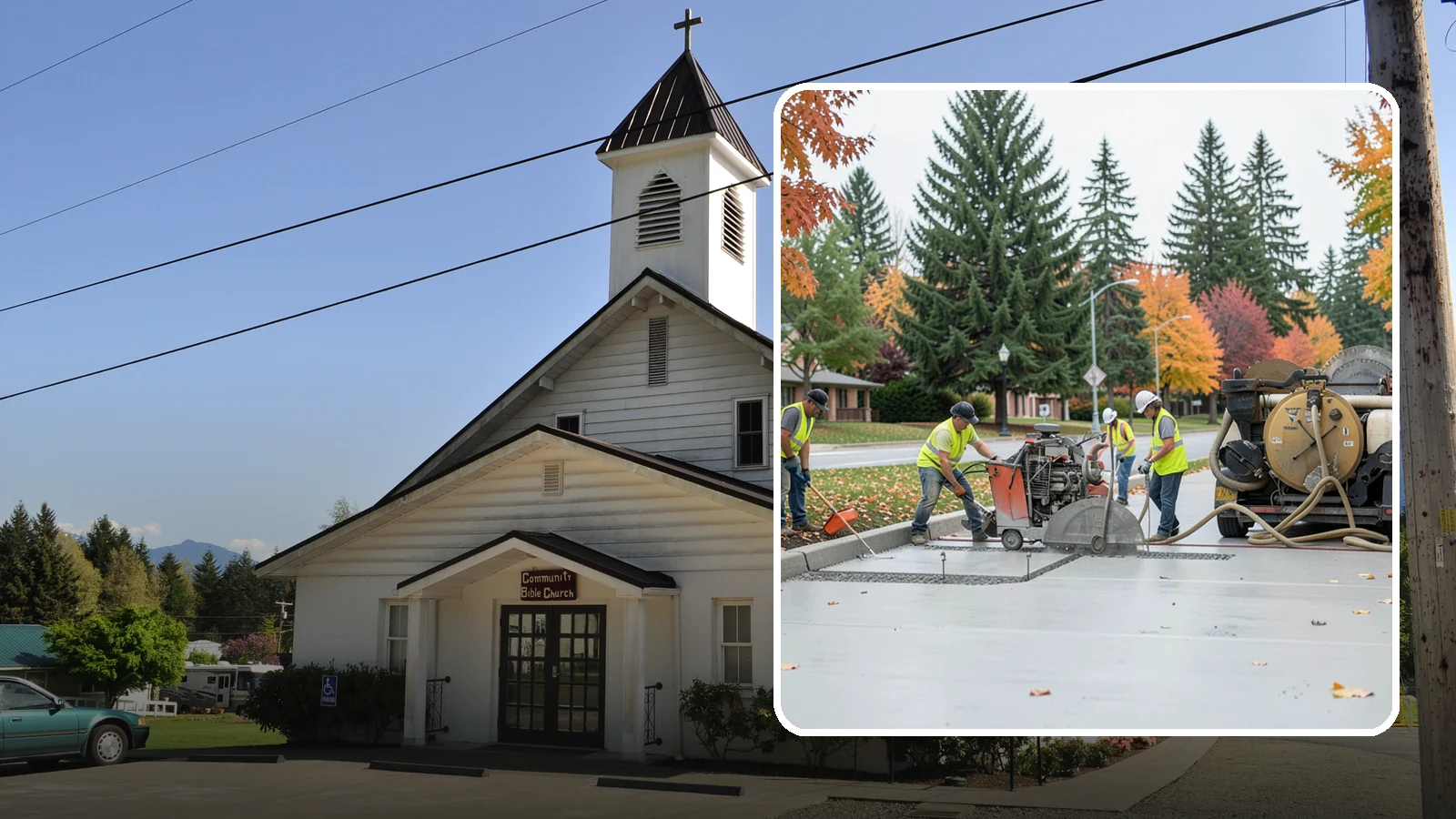 Concrete Cutting in Concrete, Skagit County, WA - Precision saw-cutting and core drilling of concrete for utility access, repairs, and demolition prep.
