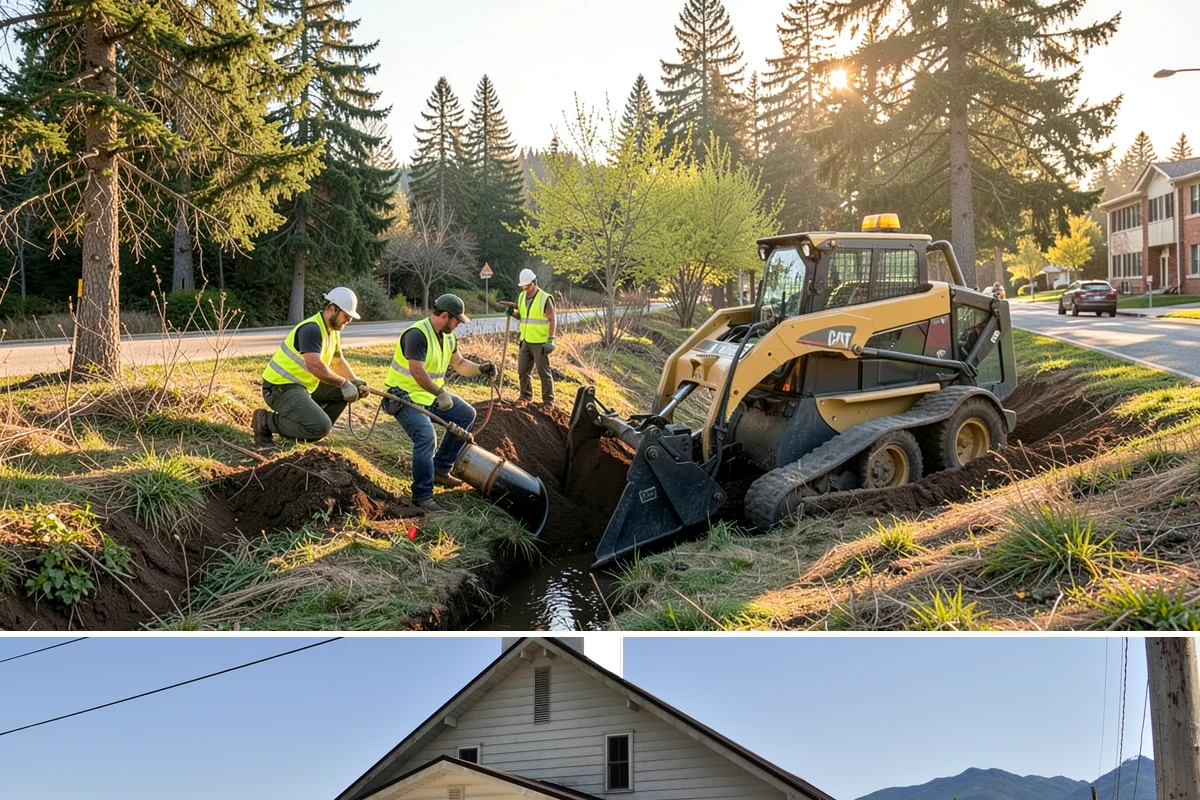 Concrete Cutting in Concrete, Skagit County, WA - Cutting is a year-round service, frequently mobilized on short notice to support emergency utility repairs.