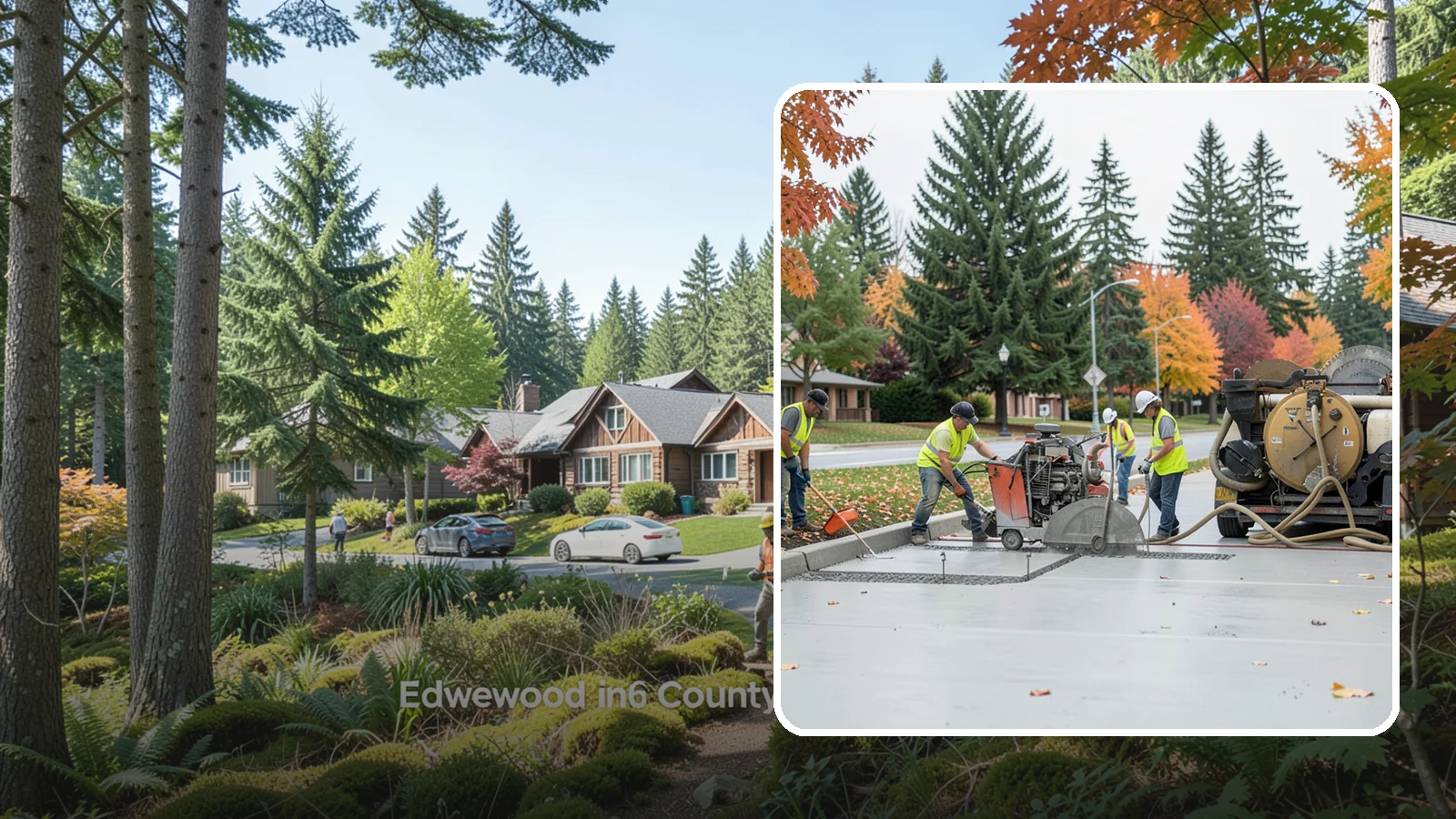 Concrete Cutting in Edgewood, Pierce County, WA - Precision saw-cutting and core drilling of concrete for utility access, repairs, and demolition prep.
