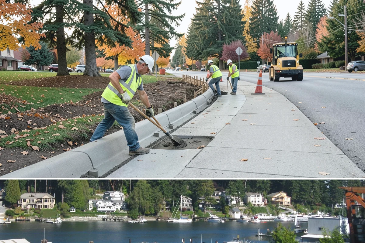 Concrete Cutting in Gig Harbor, Pierce County, WA - Cutting is a year-round service, frequently mobilized on short notice to support emergency utility repairs.