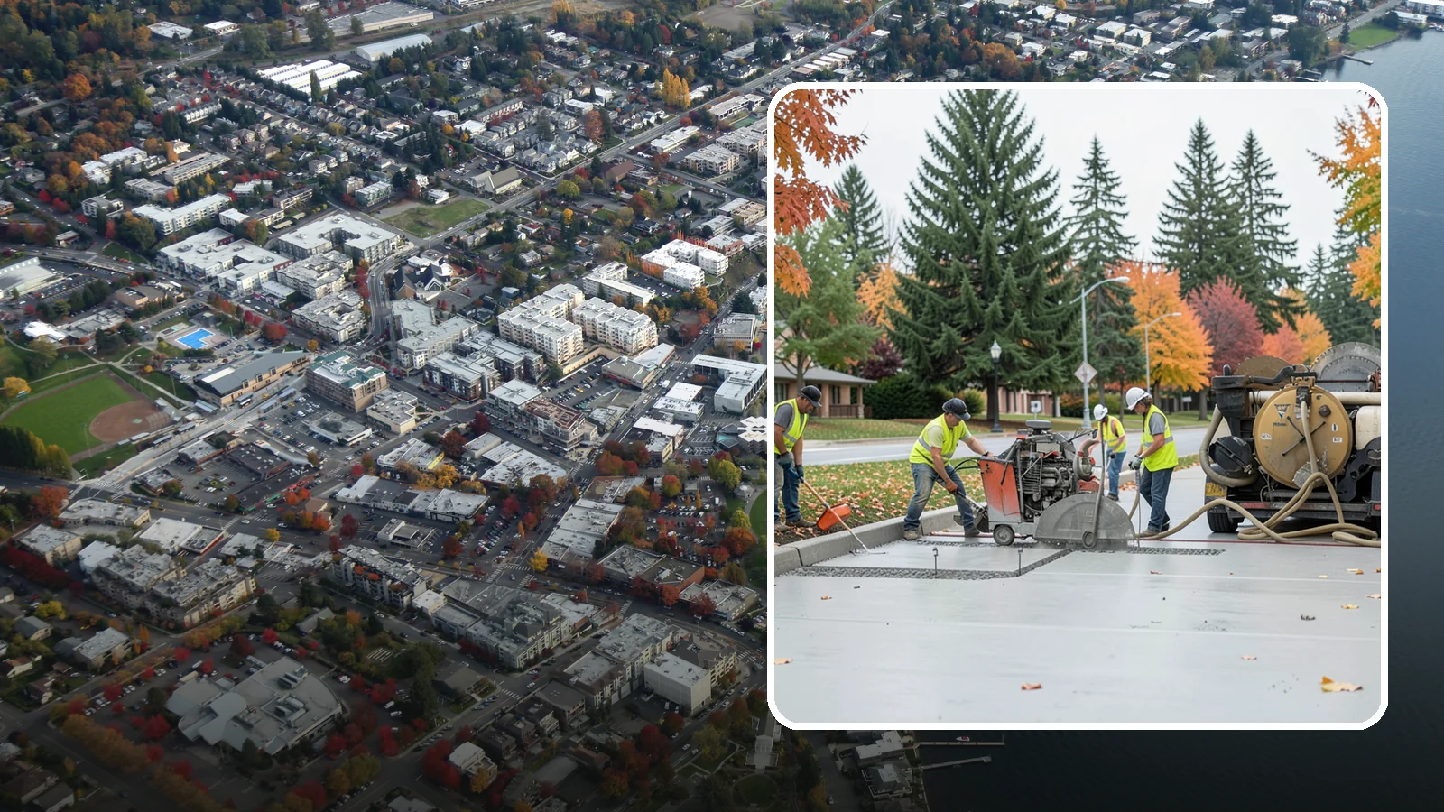 Concrete Cutting in Kirkland, King County, WA - Precision saw-cutting and core drilling of concrete for utility access, repairs, and demolition prep.