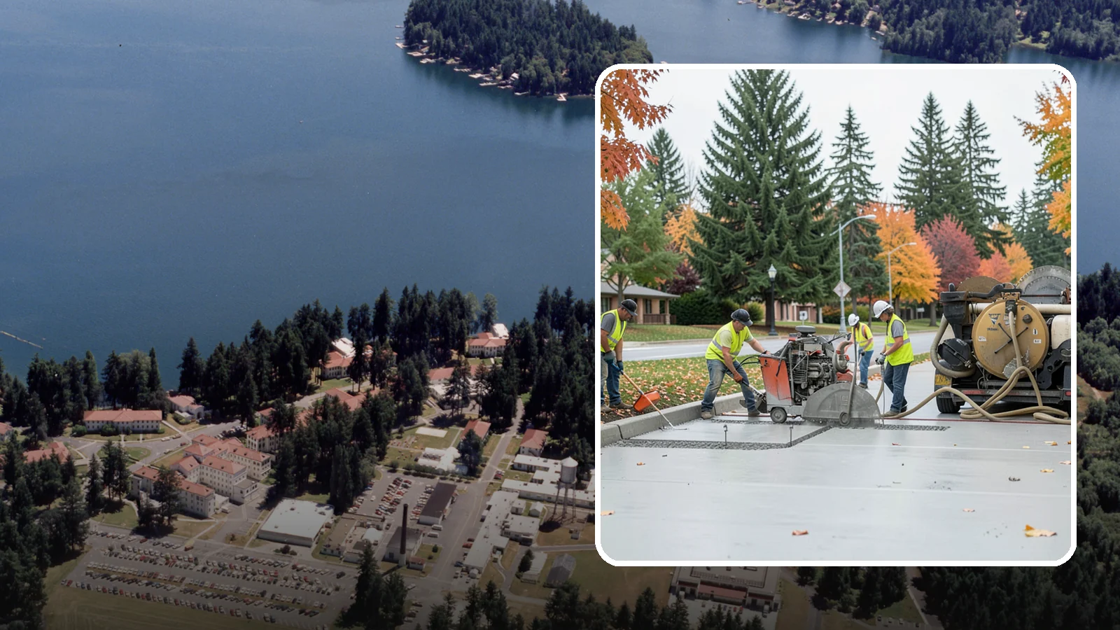 Concrete Cutting in Lakewood, Pierce County, WA - Precision saw-cutting and core drilling of concrete for utility access, repairs, and demolition prep.