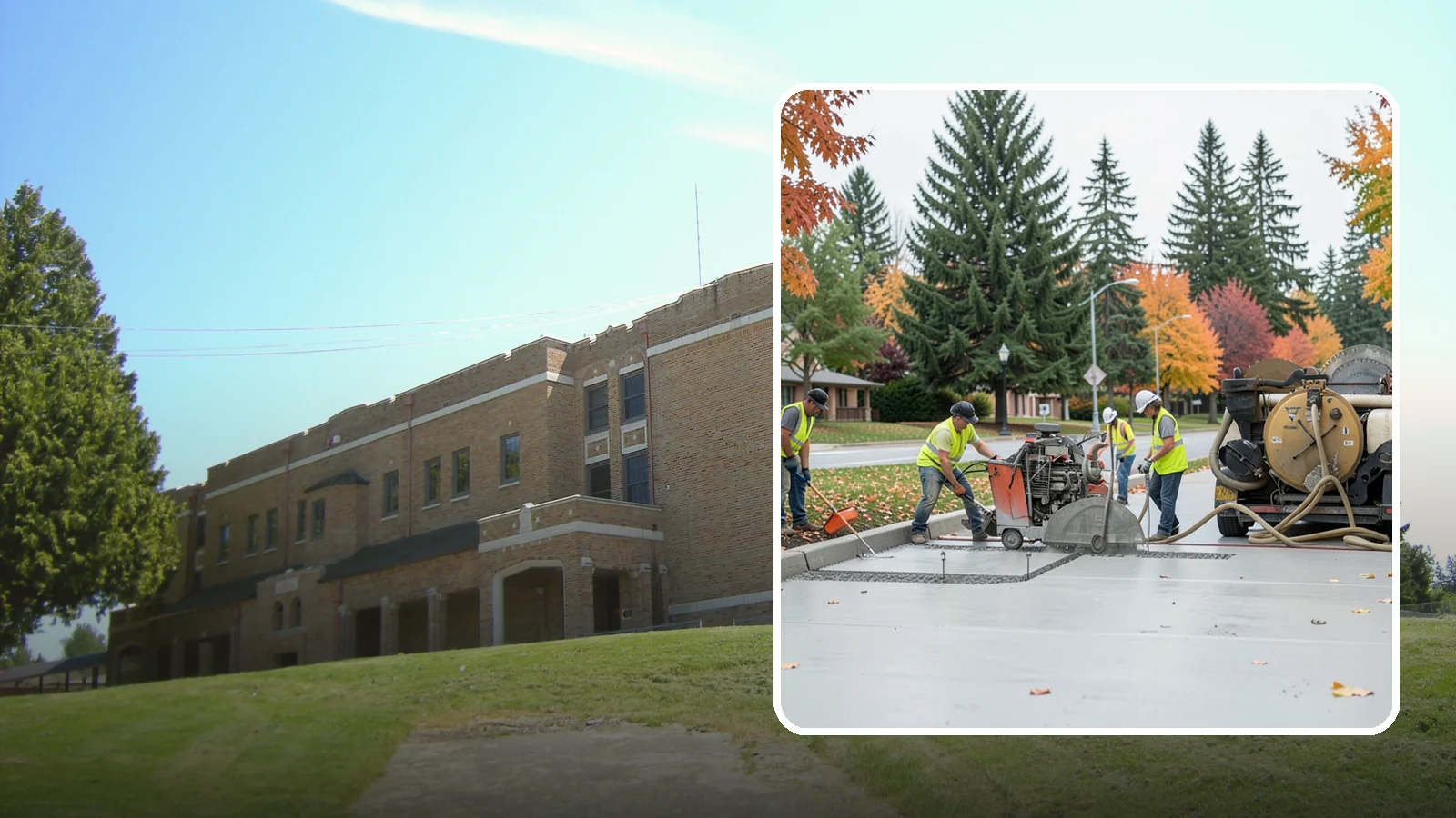 Concrete Cutting in Maple Valley, King County, WA - Precision saw-cutting and core drilling of concrete for utility access, repairs, and demolition prep.