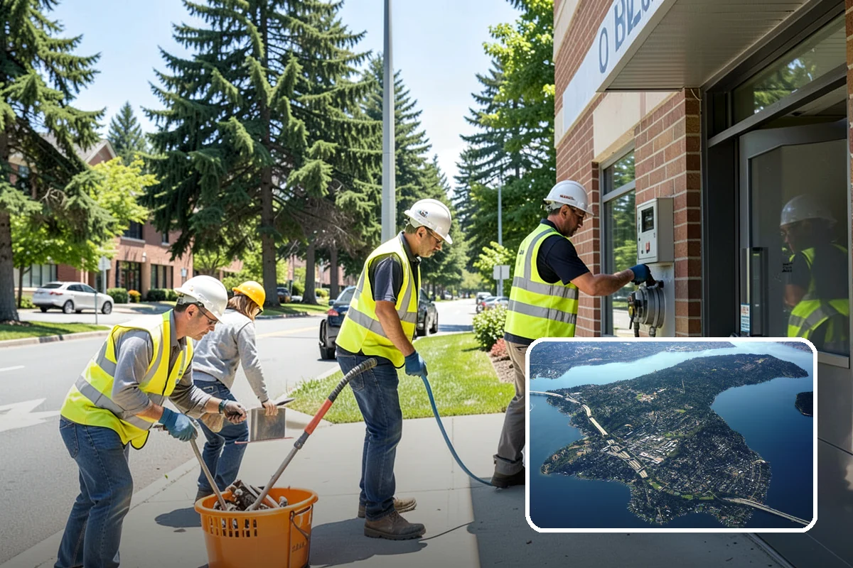Concrete Cutting in Mercer Island, King County, WA - Clean cut lines that protect adjacent concrete