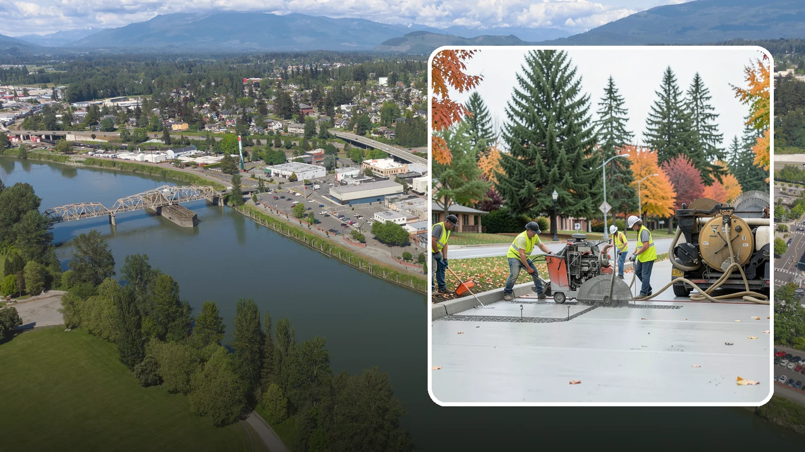 Concrete Cutting in Mount Vernon, Skagit County, WA - Precision saw-cutting and core drilling of concrete for utility access, repairs, and demolition prep.