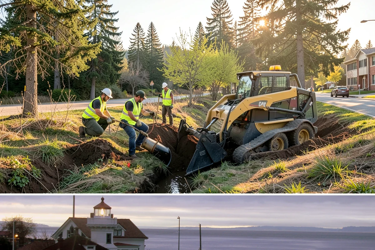 Concrete Cutting in Mukilteo, Snohomish County, WA - Cutting is a year-round service, frequently mobilized on short notice to support emergency utility repairs.