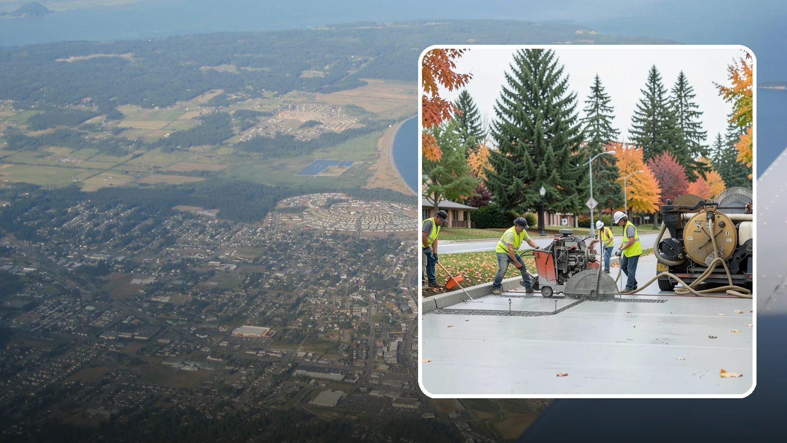Concrete Cutting in Oak Harbor, Island County, WA - Precision saw-cutting and core drilling of concrete for utility access, repairs, and demolition prep.