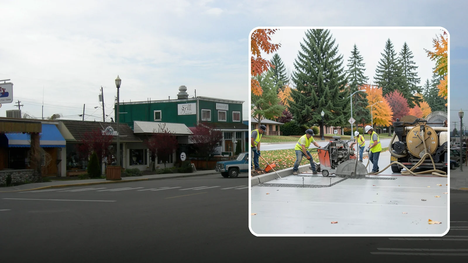 Concrete Cutting in Stanwood, Snohomish County, WA - Precision saw-cutting and core drilling of concrete for utility access, repairs, and demolition prep.