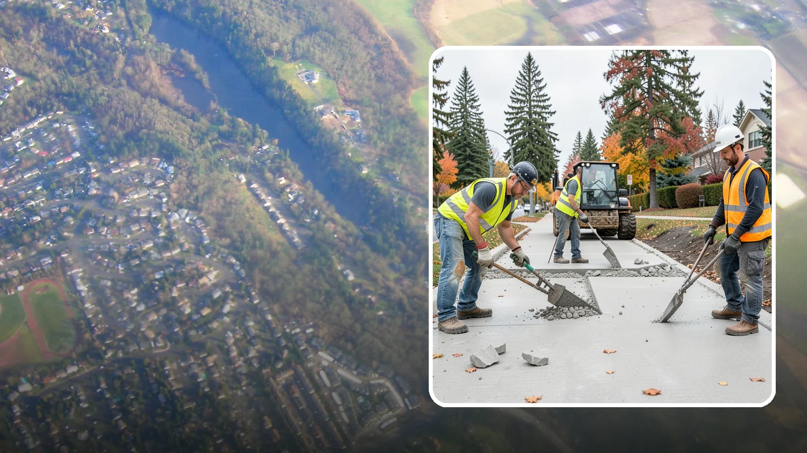 Concrete Demolition in Algona, King County, WA - Selective concrete demolition and removal that clears the way for reconstruction and utility work.