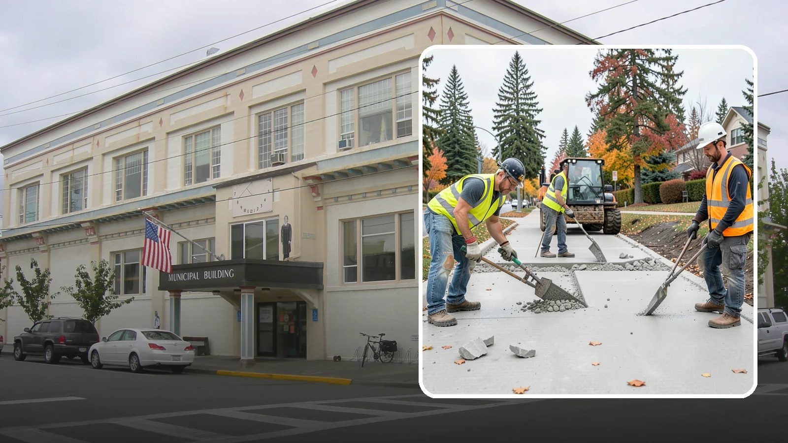 Concrete Demolition in Anacortes, Skagit County, WA - Selective concrete demolition and removal that clears the way for reconstruction and utility work.