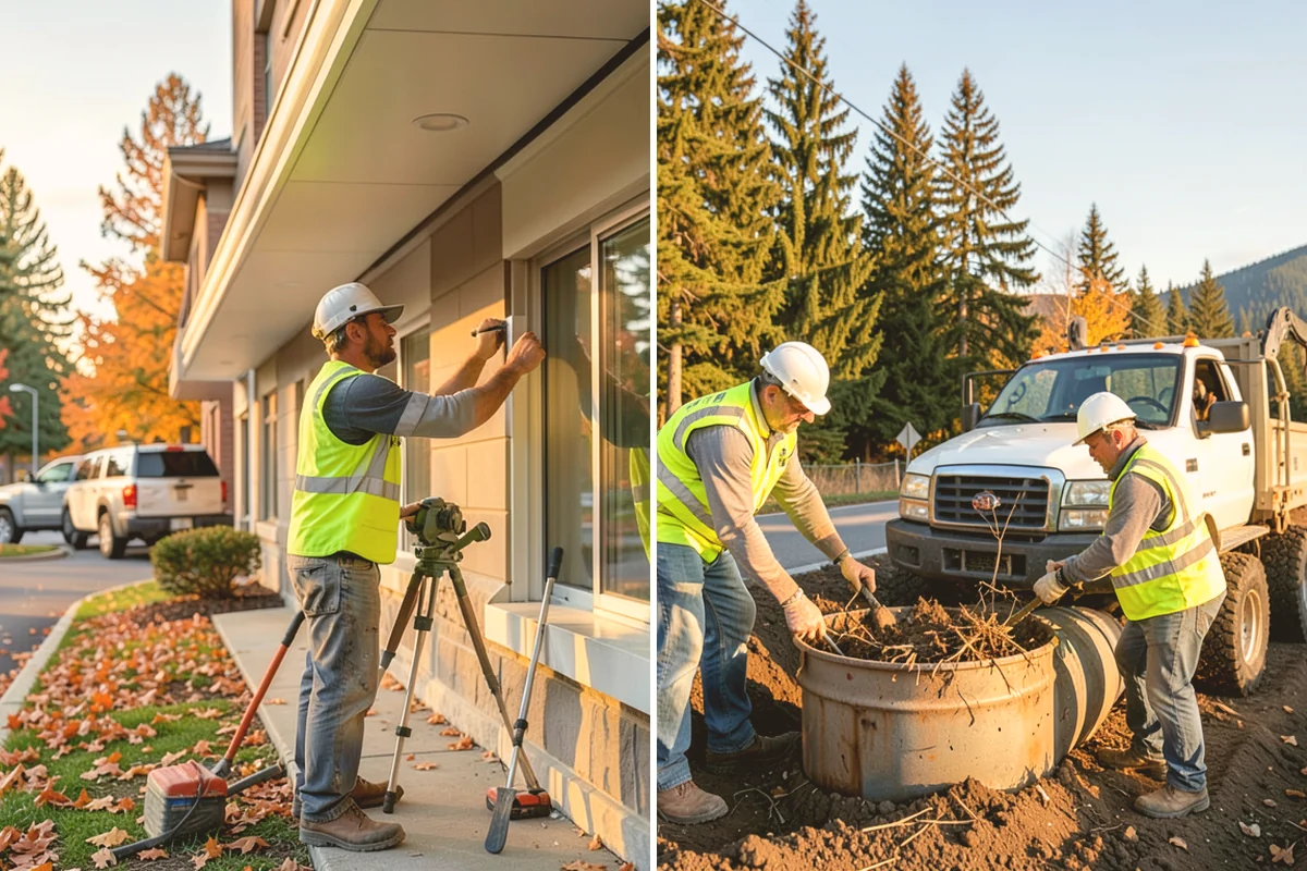 Concrete Demolition in Brier, Snohomish County, WA - Mark protected utilities and set the demolition limits