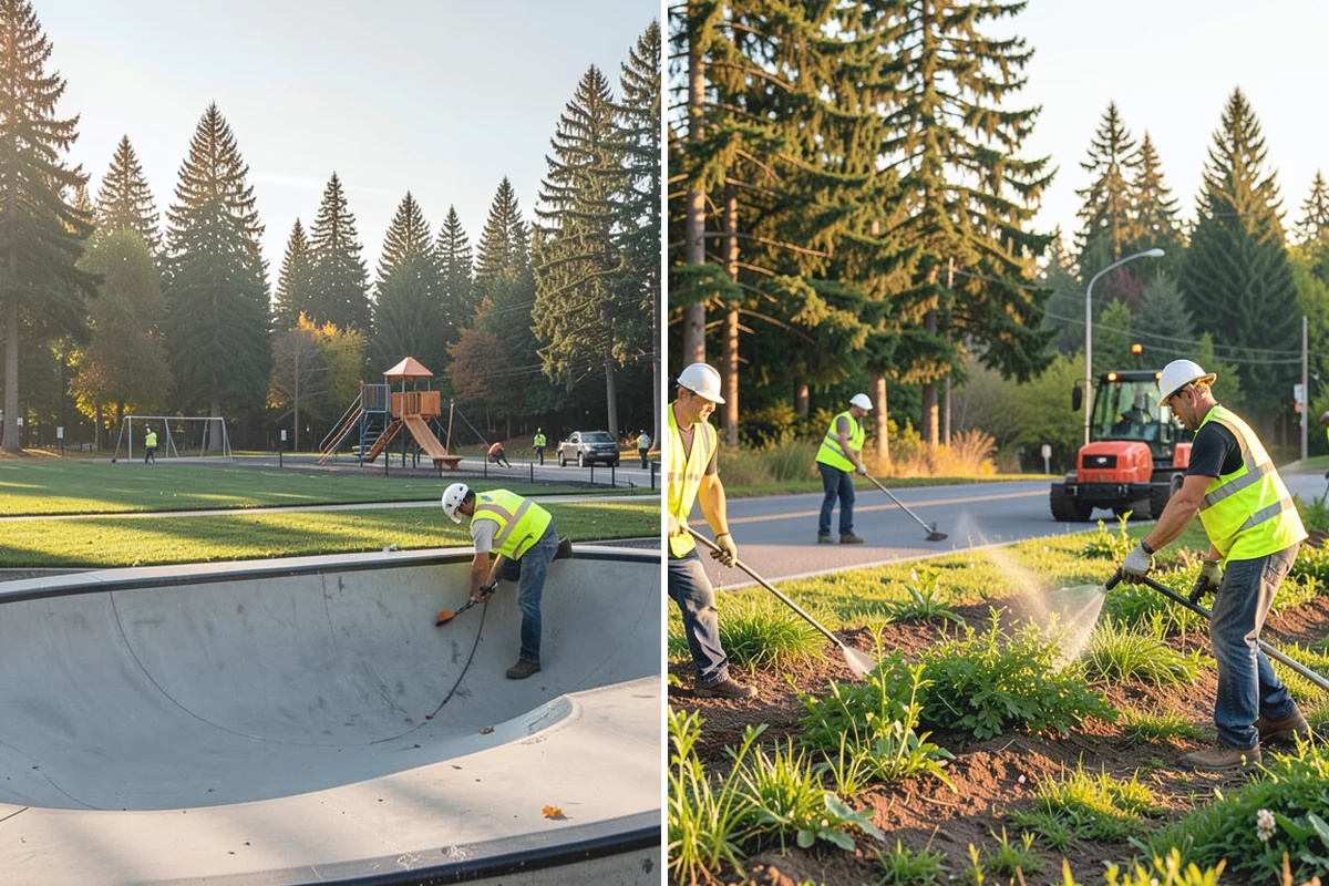 Concrete Demolition in Coupeville, Island County, WA - Mark protected utilities and set the demolition limits