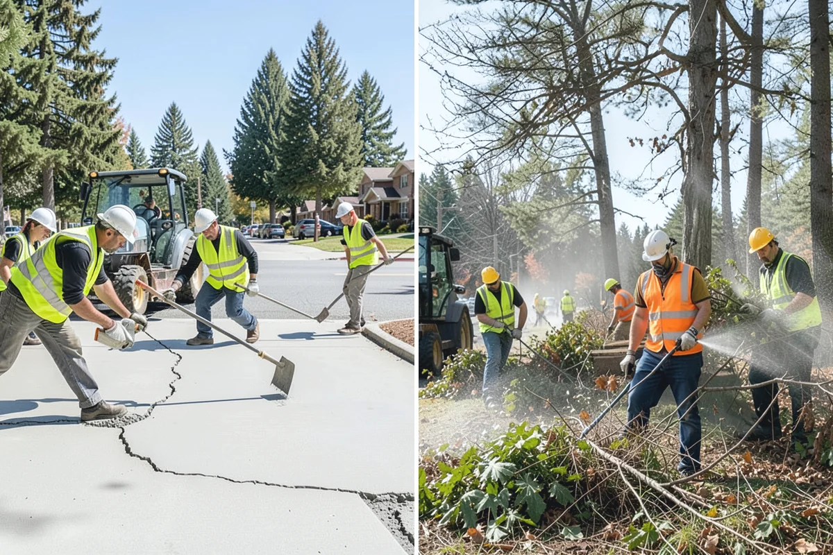 Concrete Demolition in Des Moines, King County, WA - Mark protected utilities and set the demolition limits