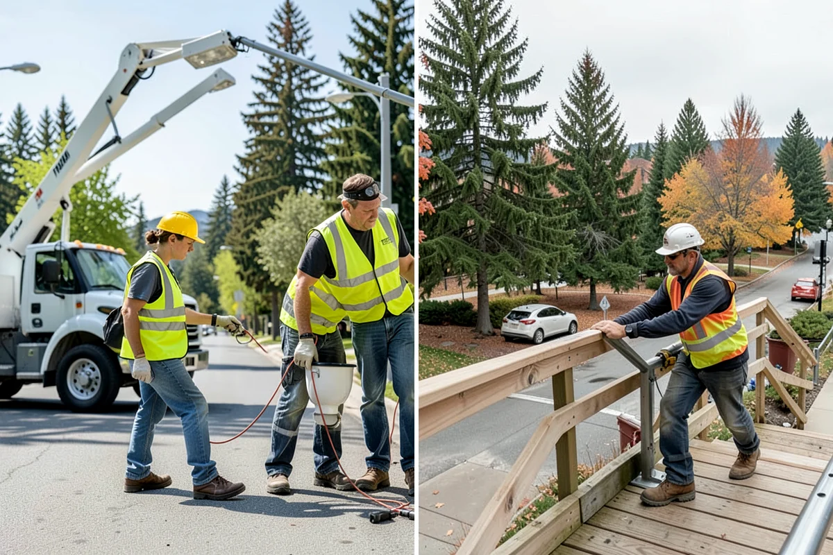 Concrete Demolition in Everett, Snohomish County, WA - Mark protected utilities and set the demolition limits