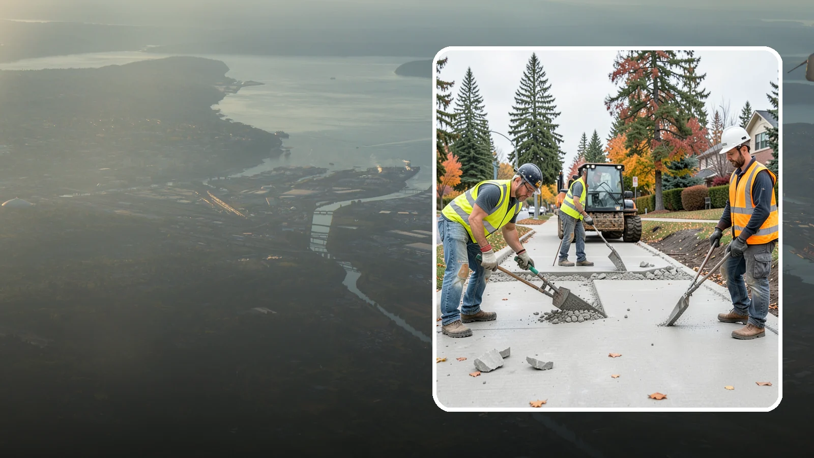 Concrete Demolition in Fife, Pierce County, WA - Selective concrete demolition and removal that clears the way for reconstruction and utility work.