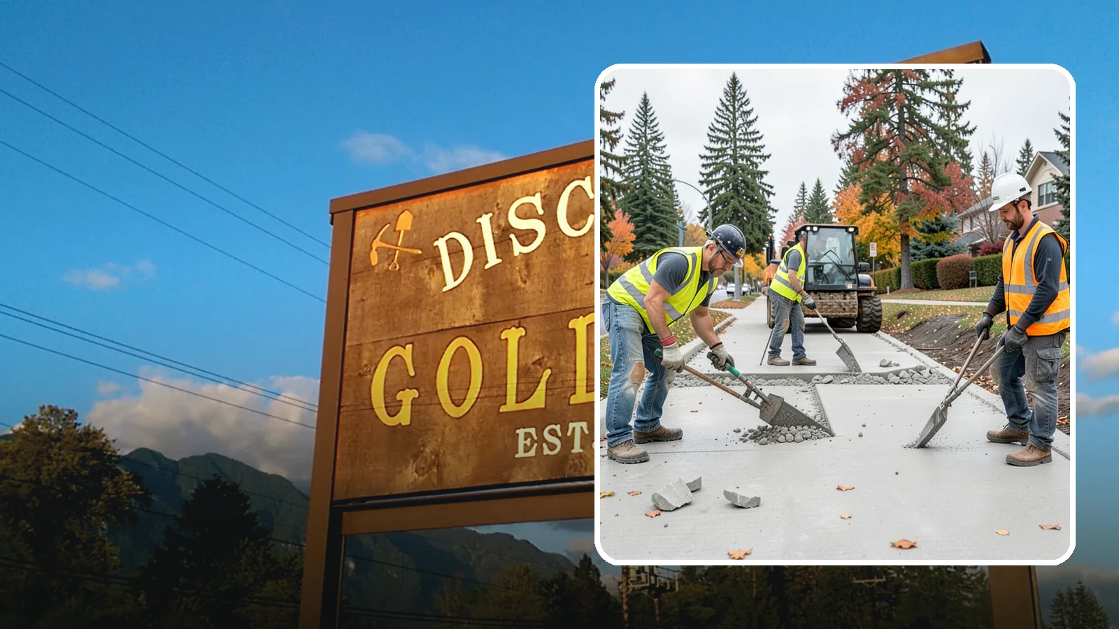 Concrete Demolition in Gold Bar, Snohomish County, WA - Selective concrete demolition and removal that clears the way for reconstruction and utility work.