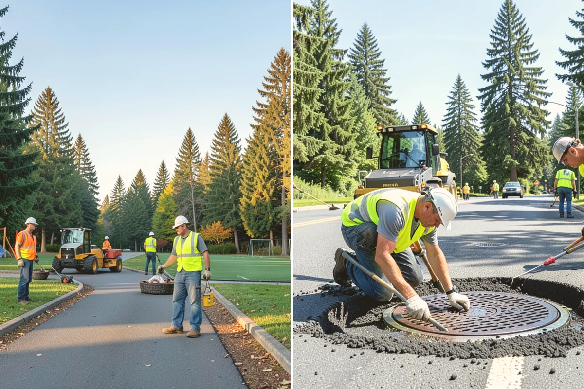 Concrete Demolition in Kirkland, King County, WA - Mark protected utilities and set the demolition limits