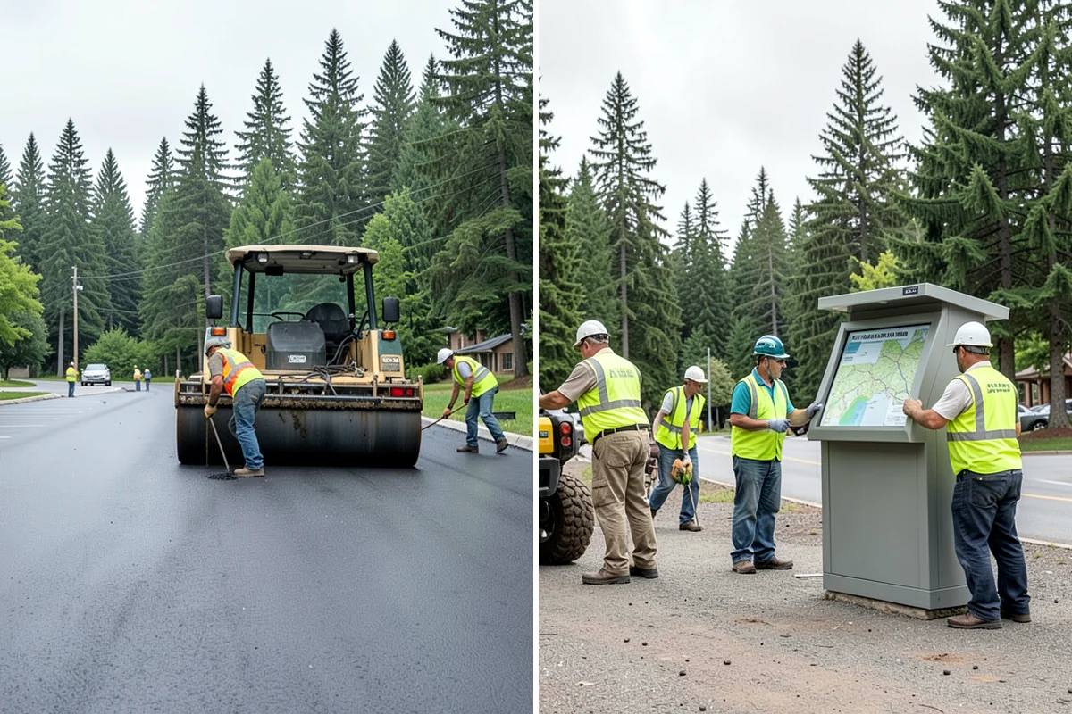 Concrete Demolition in Lake Forest Park, King County, WA - Mark protected utilities and set the demolition limits