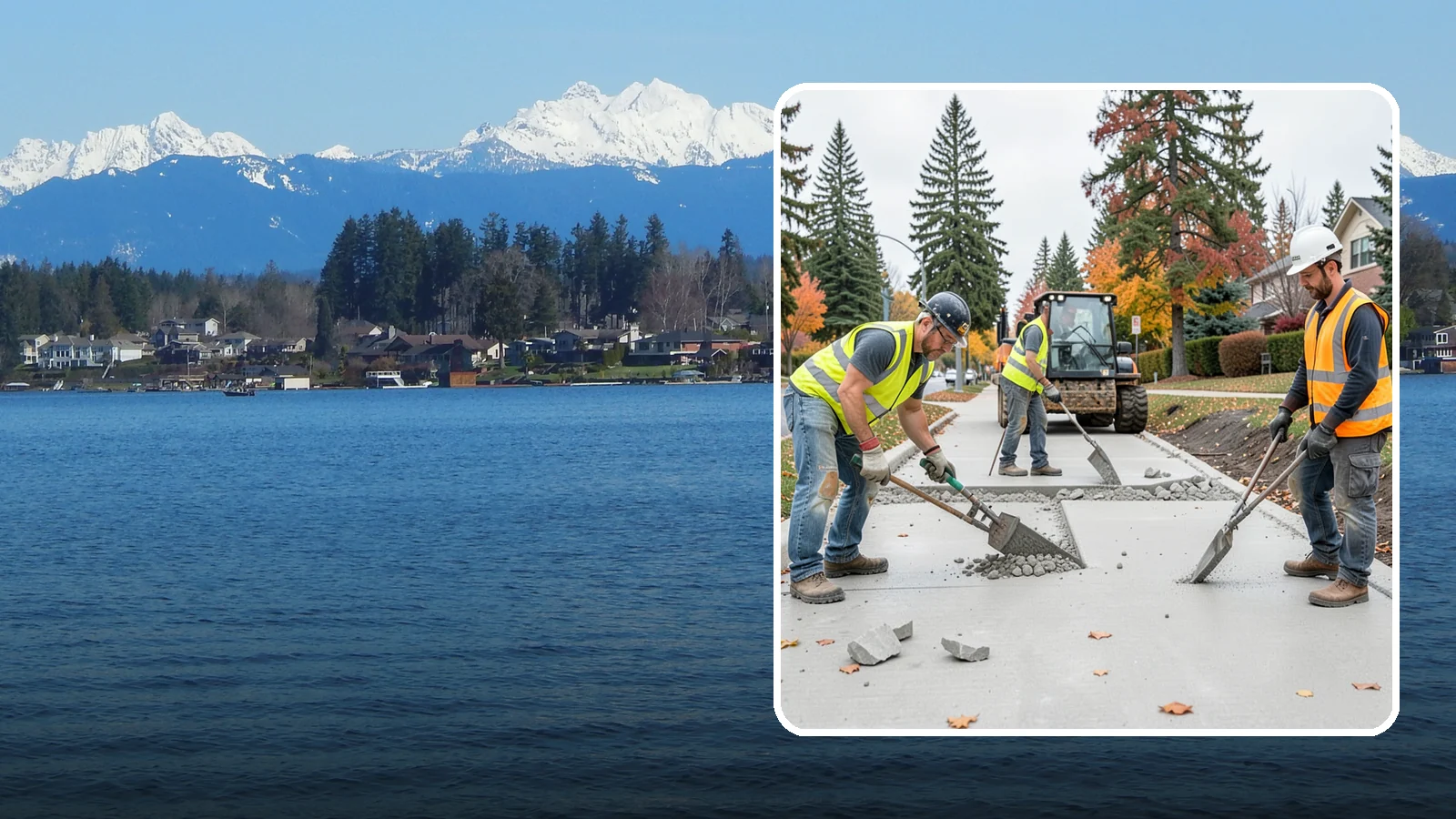 Concrete Demolition in Lake Stevens, Snohomish County, WA - Selective concrete demolition and removal that clears the way for reconstruction and utility work.