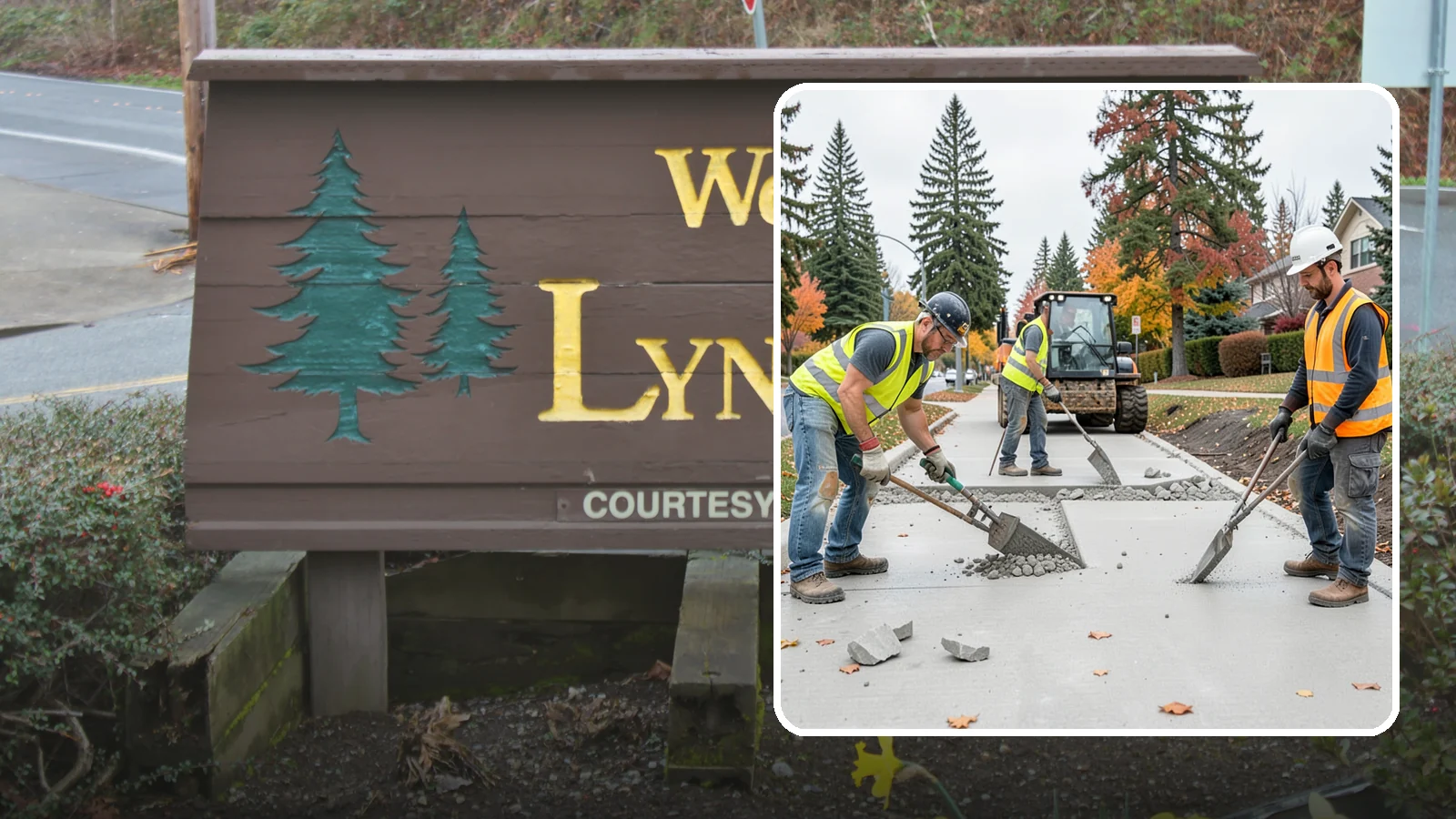 Concrete Demolition in Lynnwood, Snohomish County, WA - Selective concrete demolition and removal that clears the way for reconstruction and utility work.