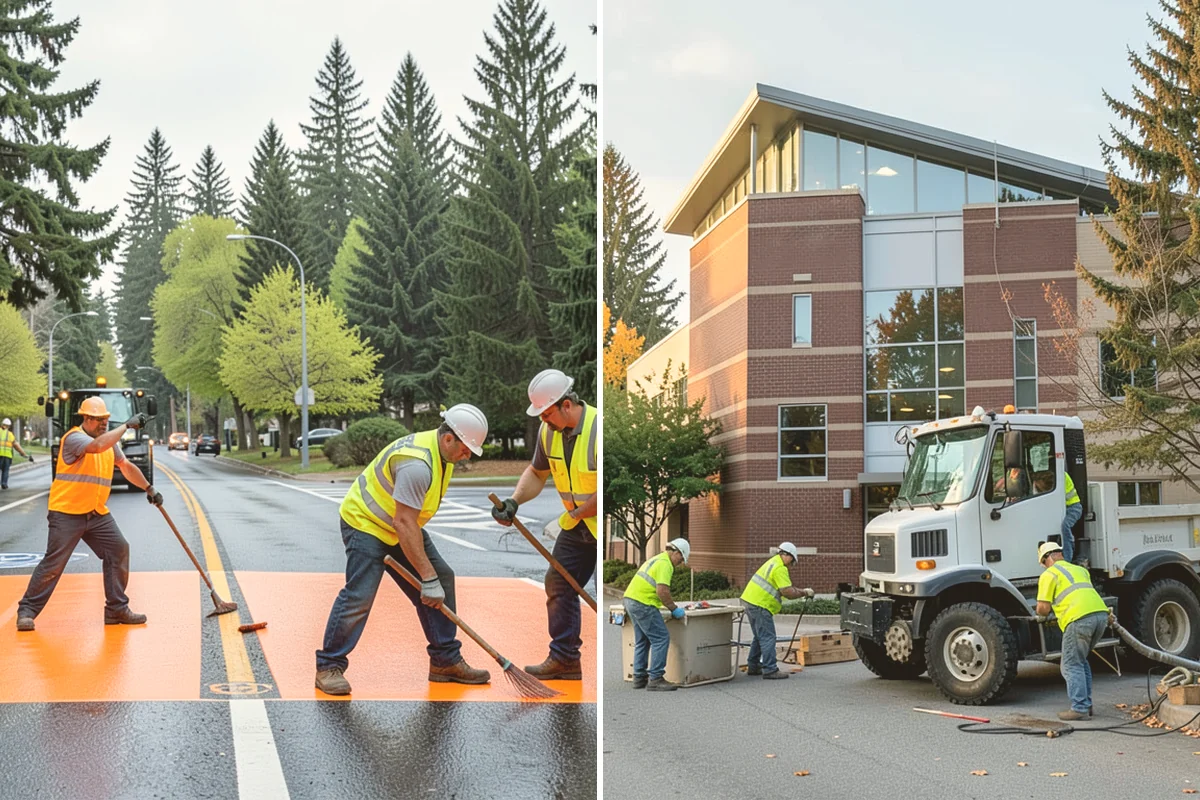 Concrete Demolition in Mount Vernon, Skagit County, WA - Mark protected utilities and set the demolition limits