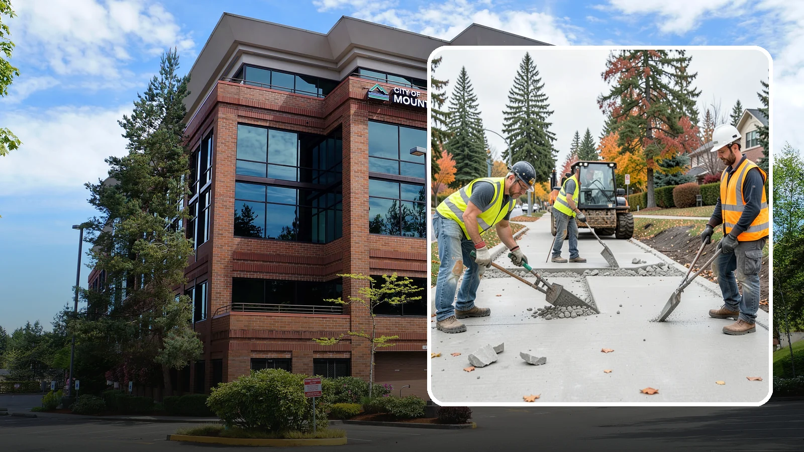 Concrete Demolition in Mountlake Terrace, Snohomish County, WA - Selective concrete demolition and removal that clears the way for reconstruction and utility work.