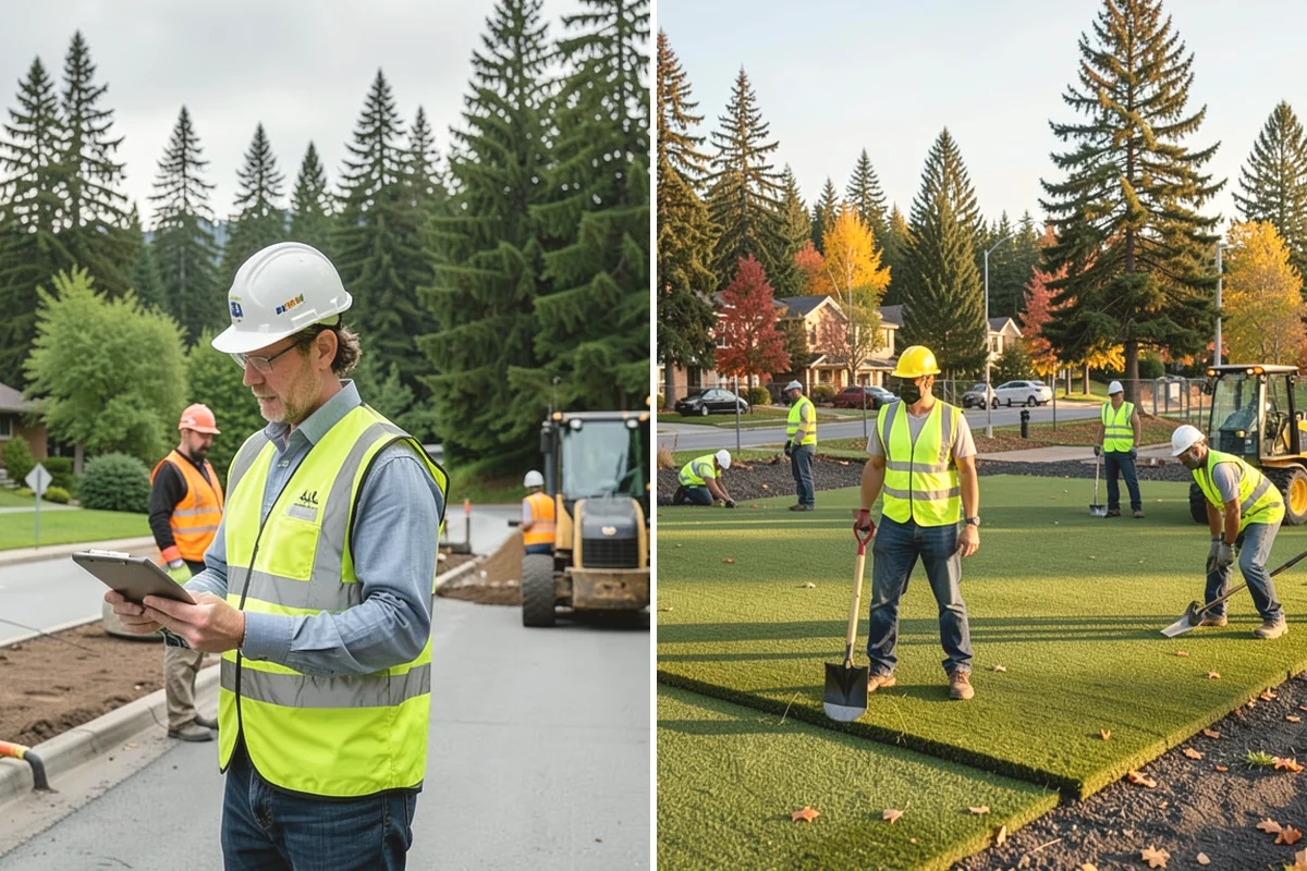 Concrete Demolition in Mountlake Terrace, Snohomish County, WA - Mark protected utilities and set the demolition limits