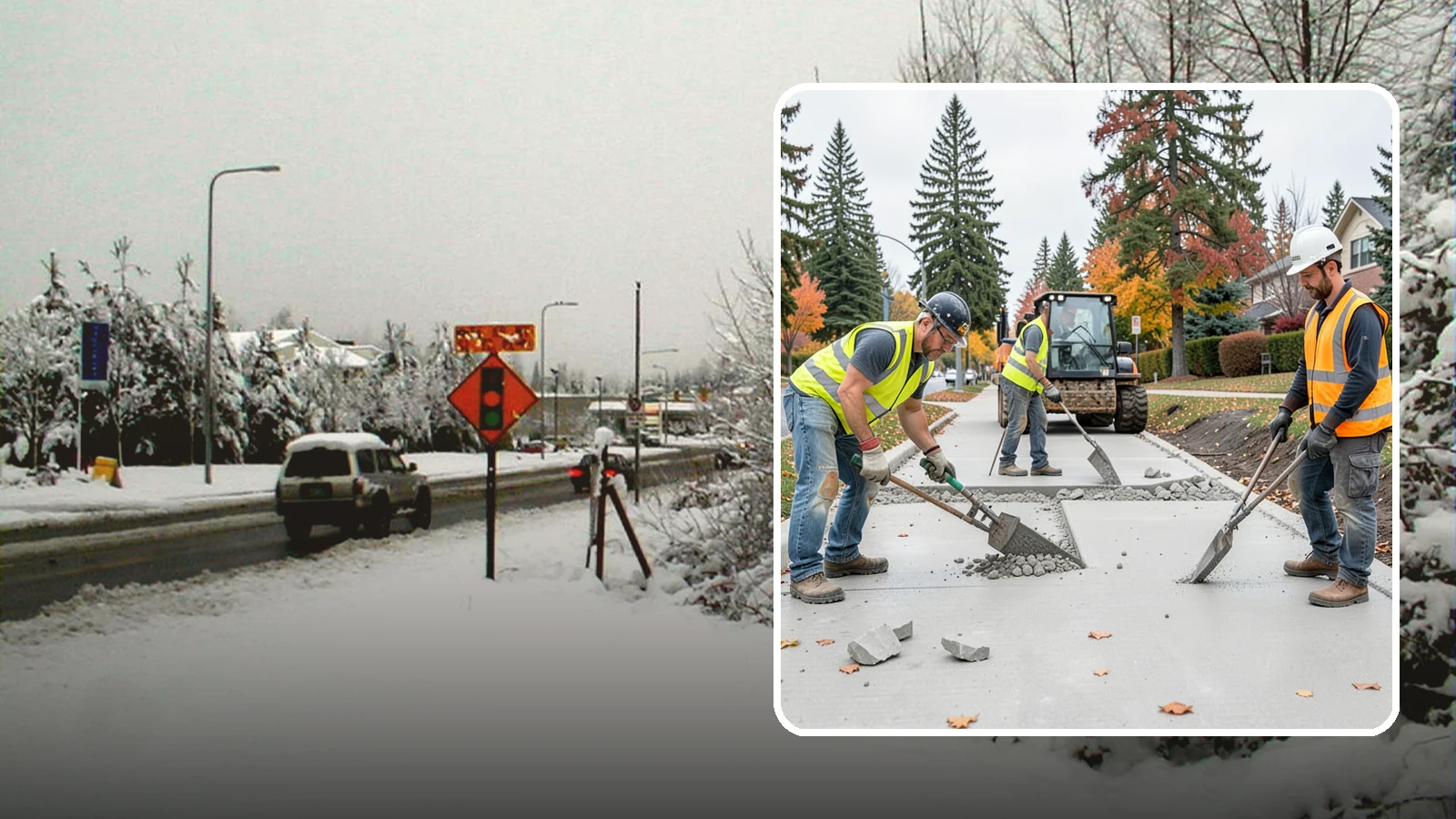 Concrete Demolition in Newcastle, King County, WA - Selective concrete demolition and removal that clears the way for reconstruction and utility work.