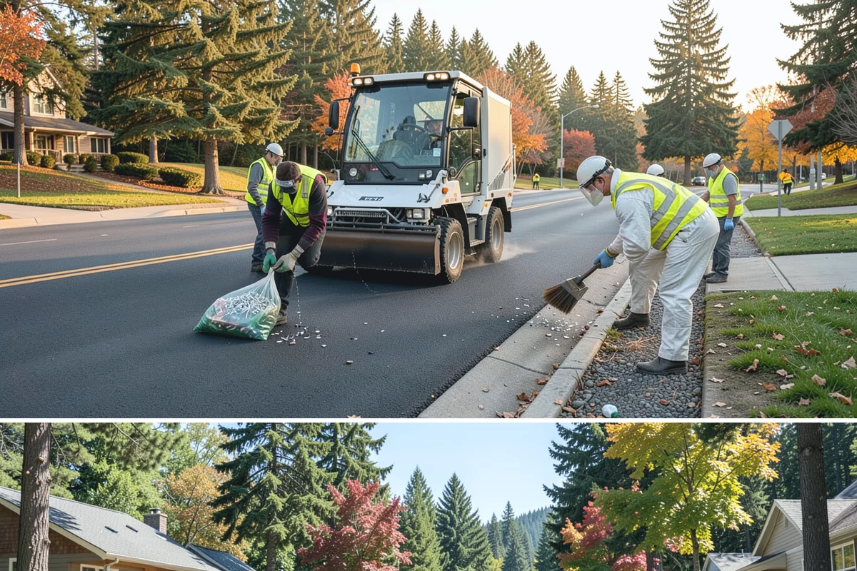 Concrete Demolition in Orting, Pierce County, WA - Demolition can proceed year-round and is typically scheduled immediately ahead of the reconstruction it enables.