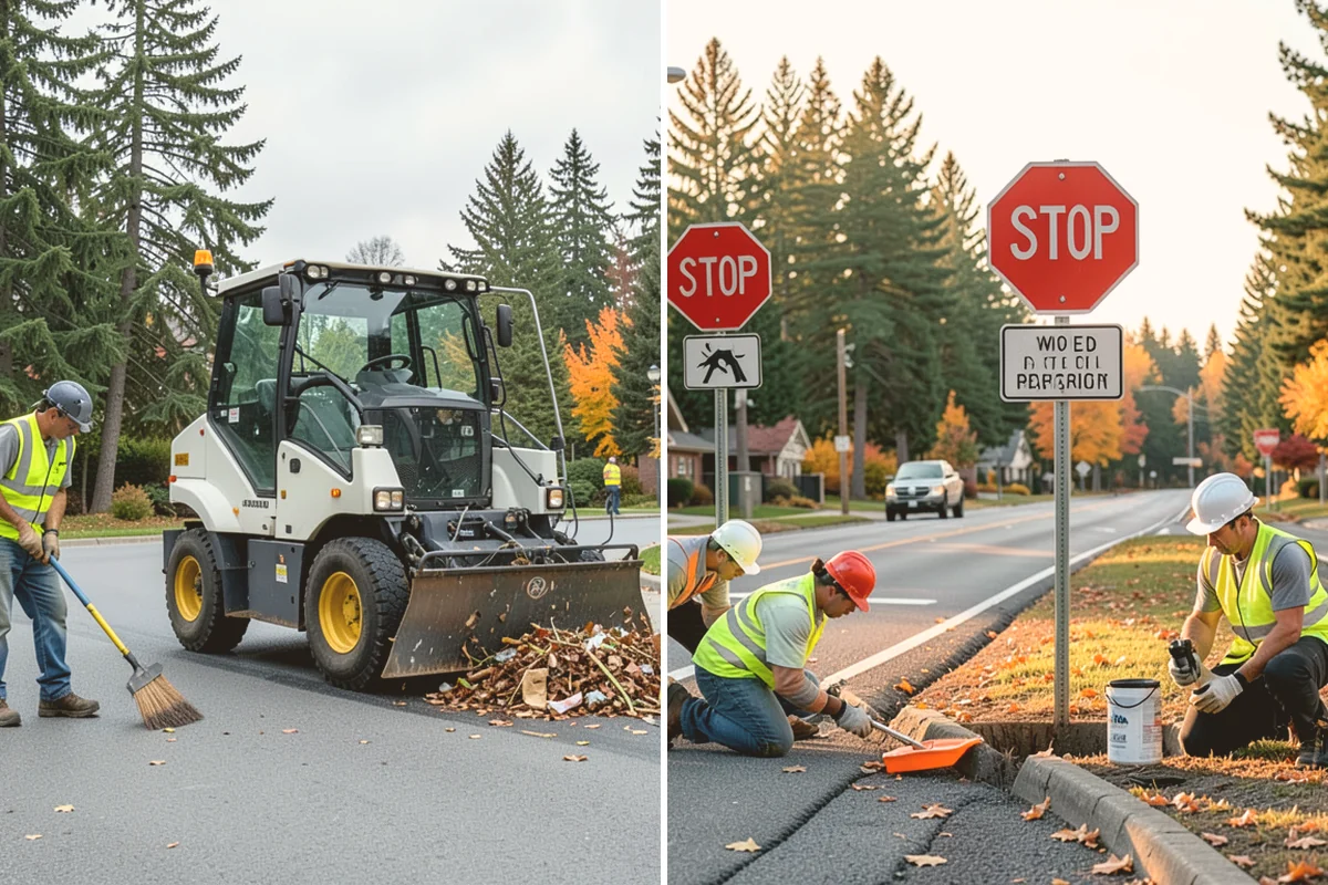 Concrete Demolition in Sammamish, King County, WA - Mark protected utilities and set the demolition limits
