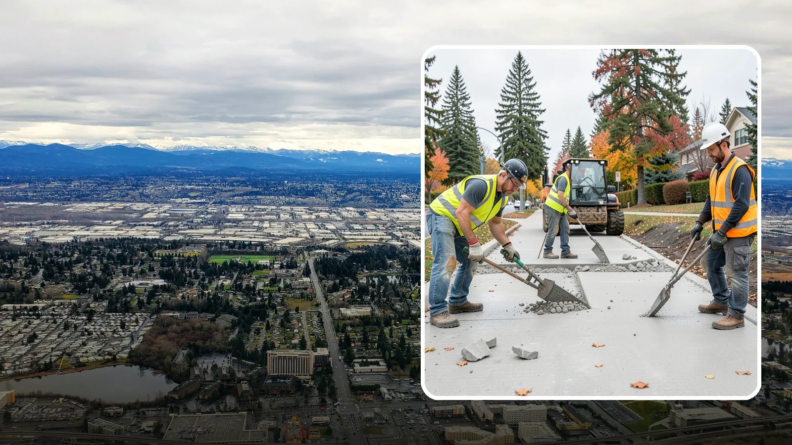Concrete Demolition in SeaTac, King County, WA - Selective concrete demolition and removal that clears the way for reconstruction and utility work.