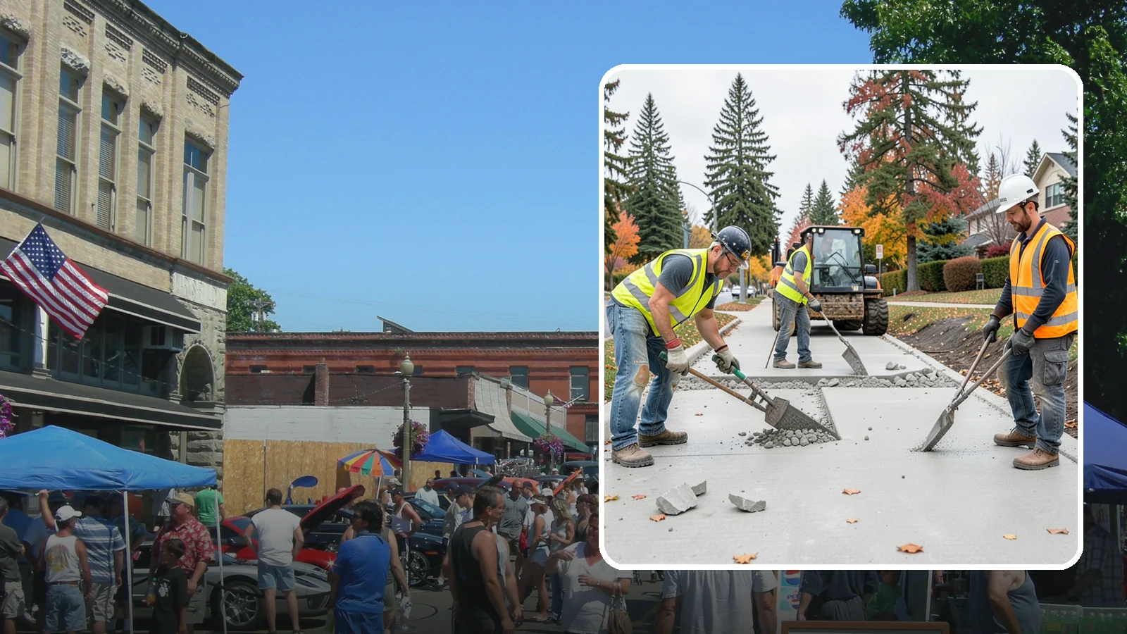 Concrete Demolition in Snohomish, Snohomish County, WA - Selective concrete demolition and removal that clears the way for reconstruction and utility work.
